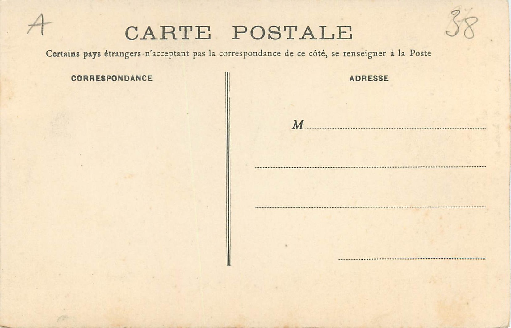 CPA Dauphine Route de la Grande Chartreuse  — Verso