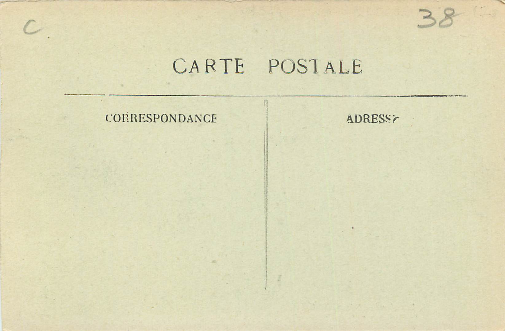 Dauphiné — Sassenage — La Grotte carrée et la Passerelle — Verso