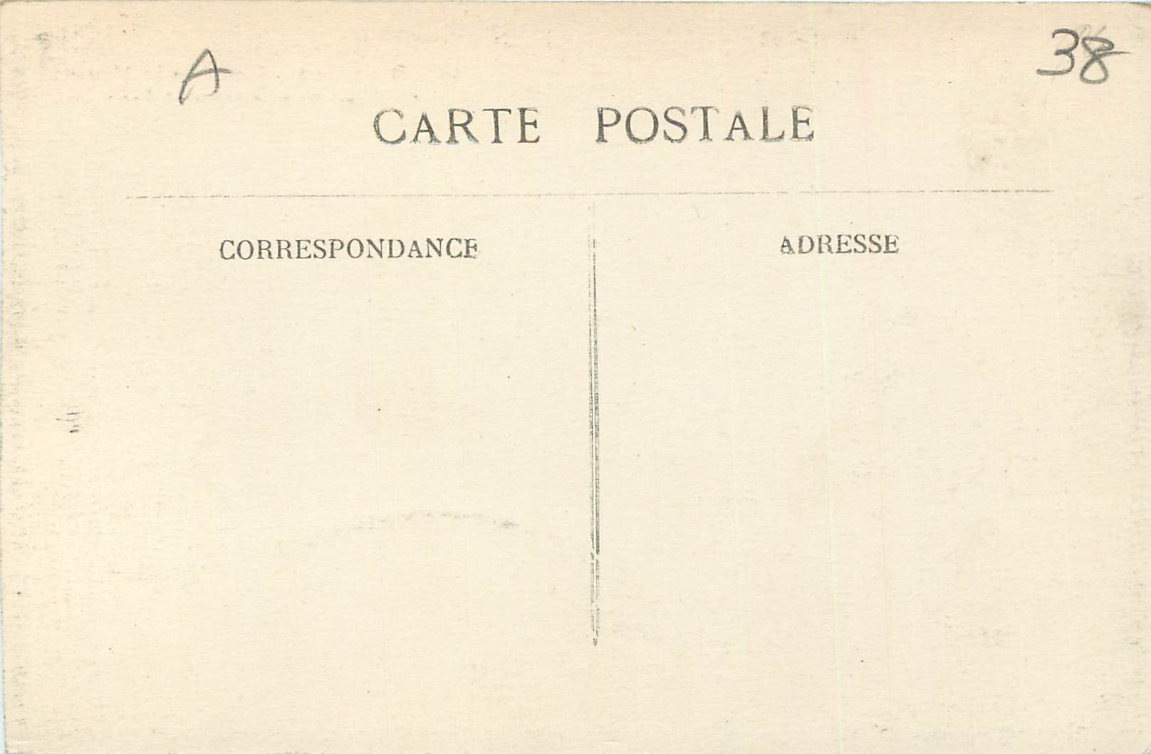 CPA Dauphine Ligne de la Mure Passage de la Rivoire  — Verso