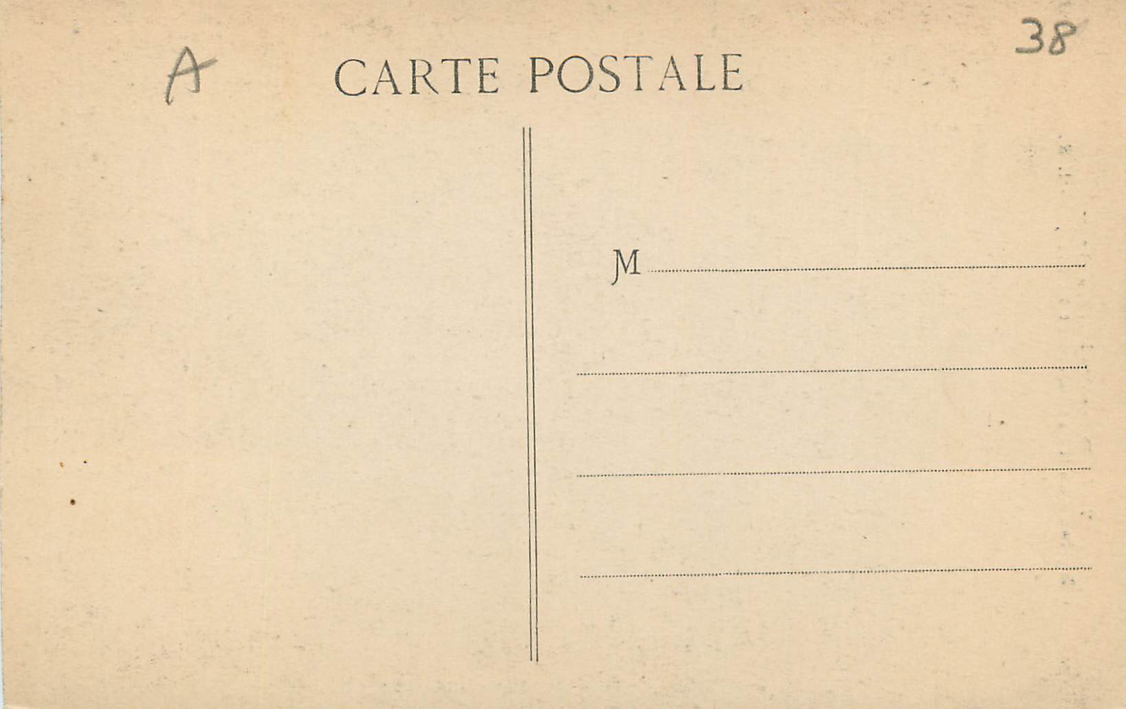 CPA Dauphine La Grave Eglise des Terrasses et la Meije  — Rückseite