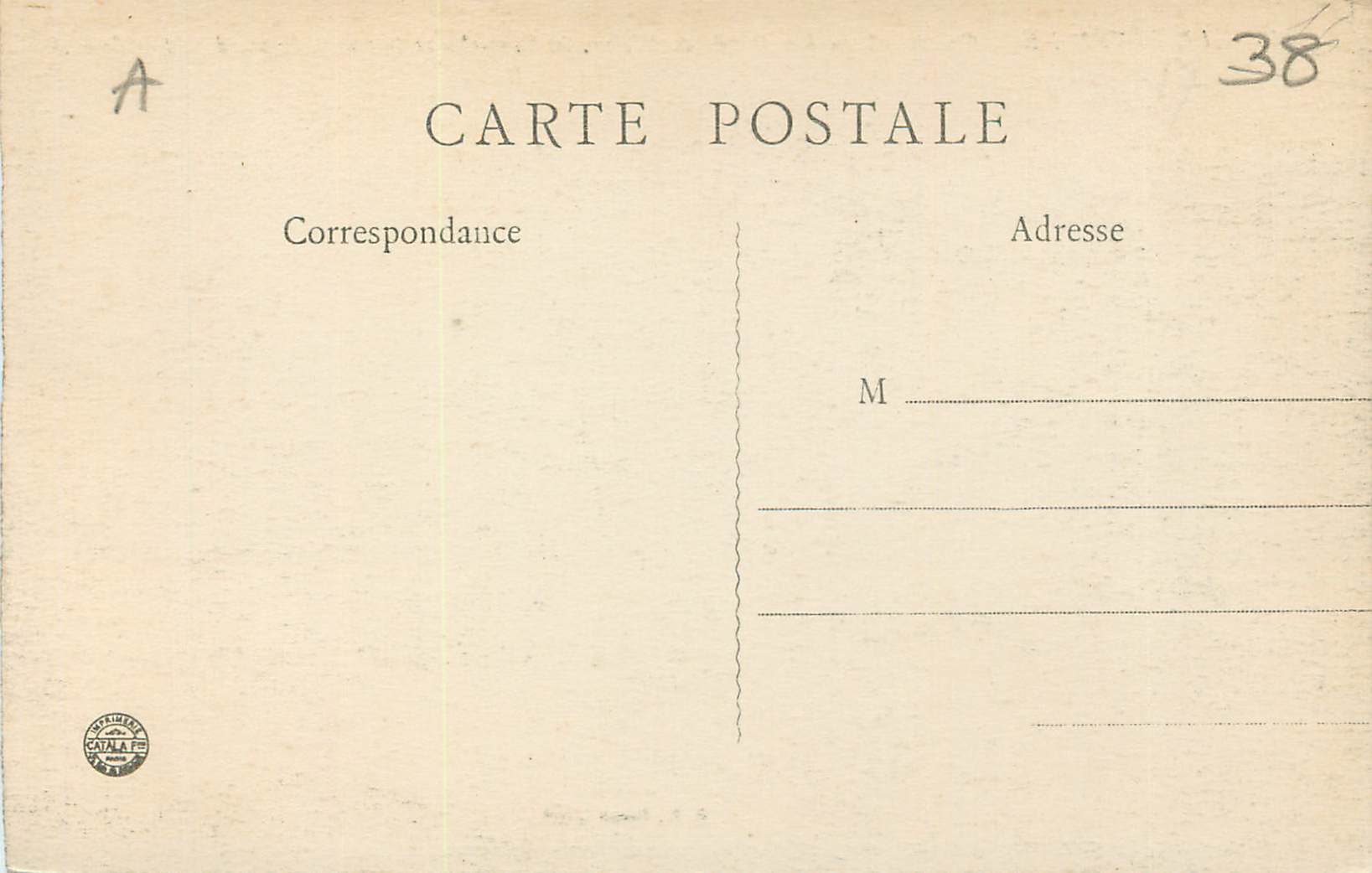 CPA Le Dauphine Grenoble Les Bords de l'Isere la Tronche et le Saint Eynard  — Verso