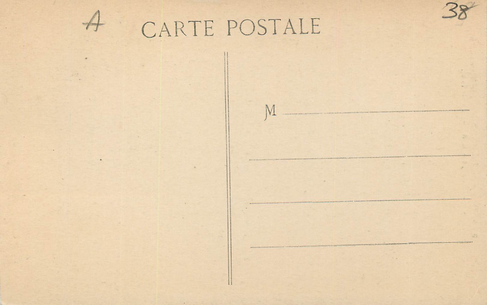 CPA Dauphine La Grave la Cascade de la Meije  — Verso