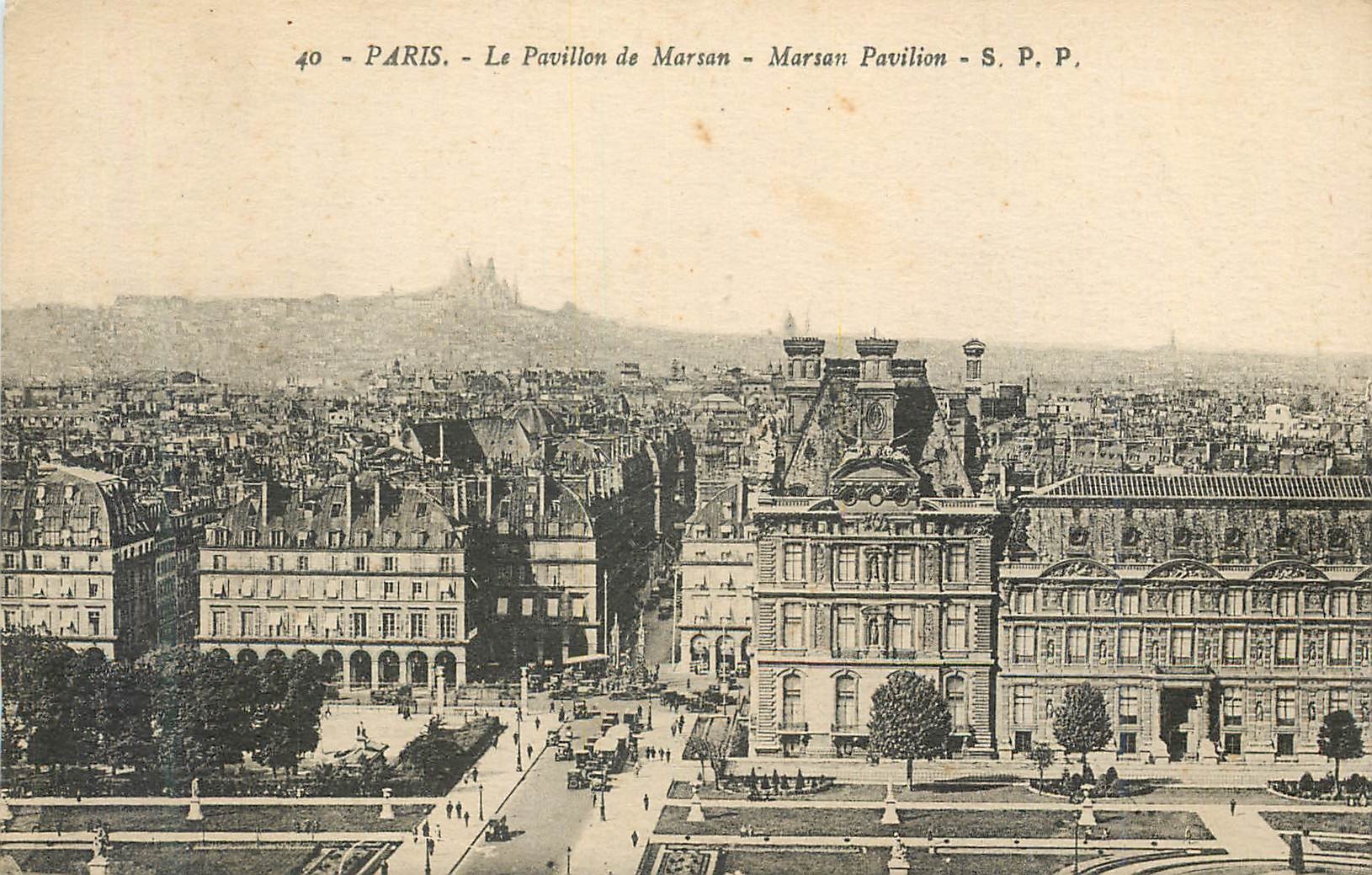 CPA Paris Le Pavillon de Marsan 