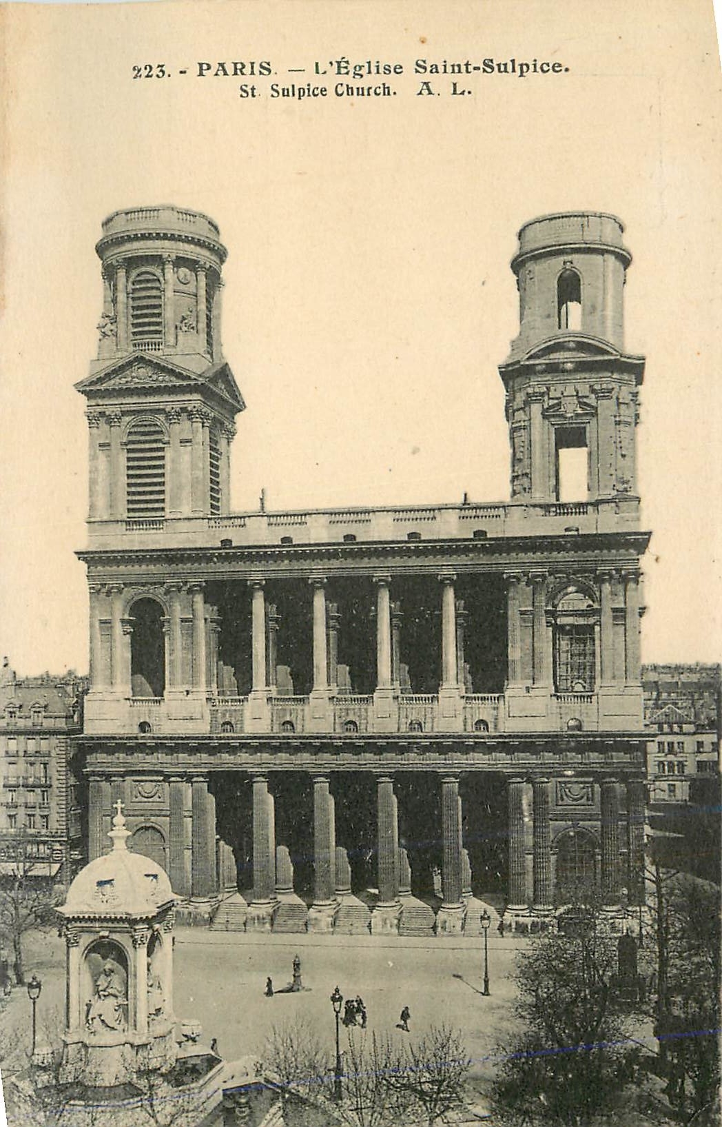 CPA Paris L Eglise Saint Sulpice 