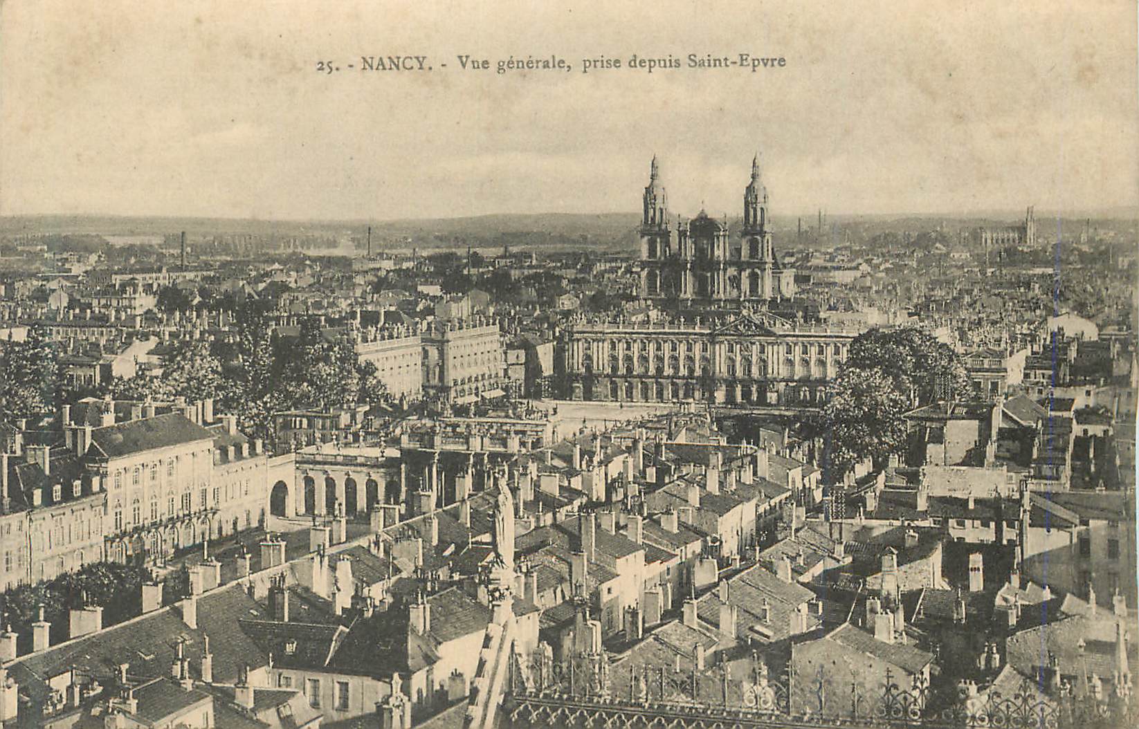 NANCY — Vue générale prise depuis Saint-Epvre — éditeur inconnu, n° 25