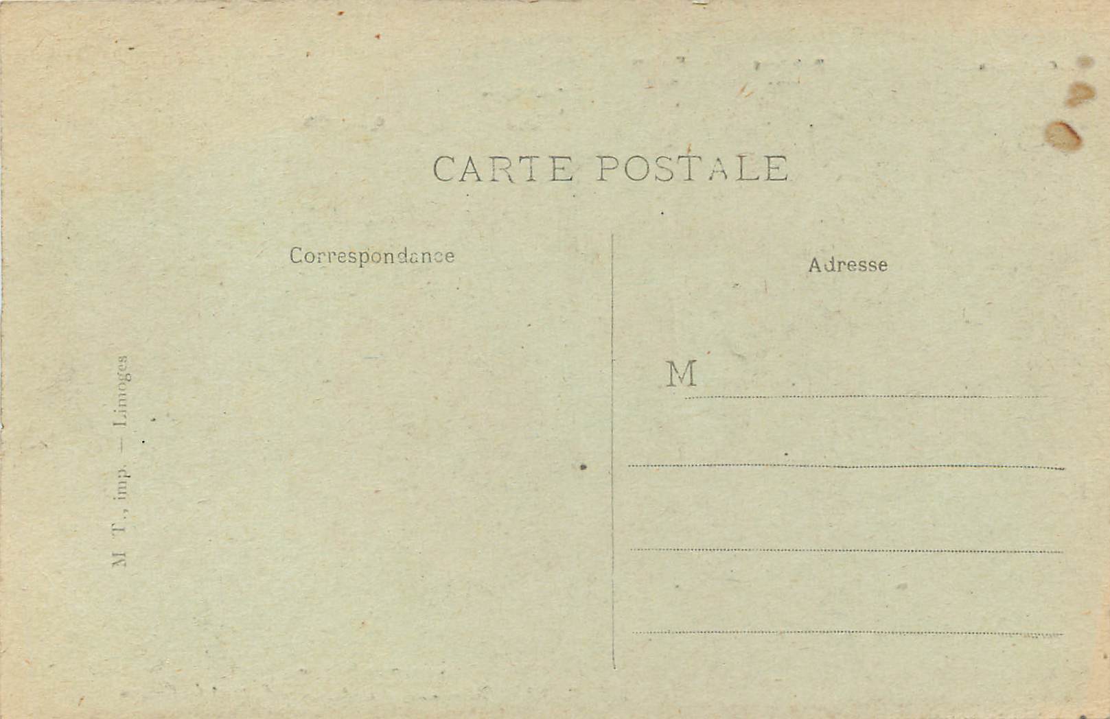 CPA Gavarnie Vue generale du Village et du Cirque  — Verso