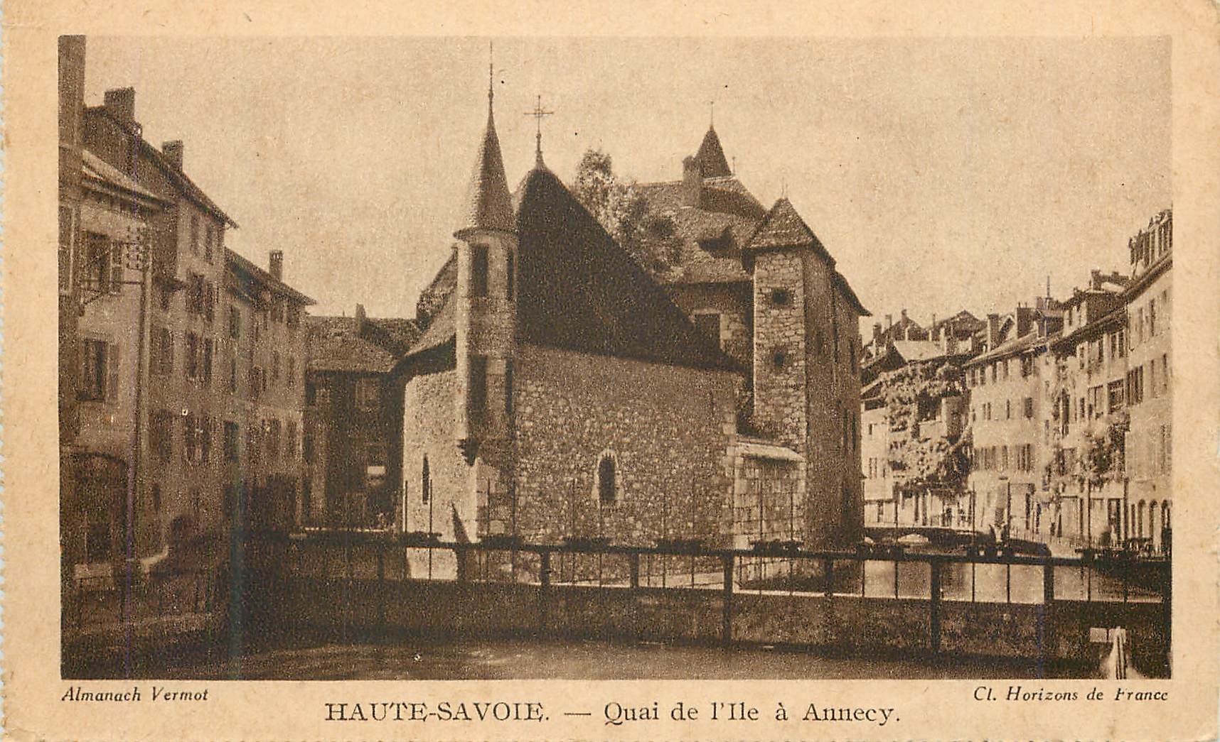 CPA Haute Savoie Quai de l Ile a Annecy 