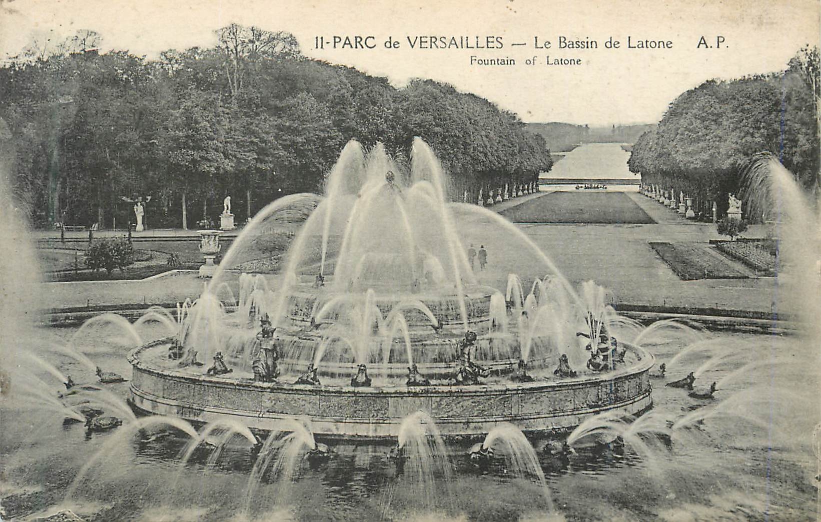 CPA Parc de Versailles Le Bassin de Latone 