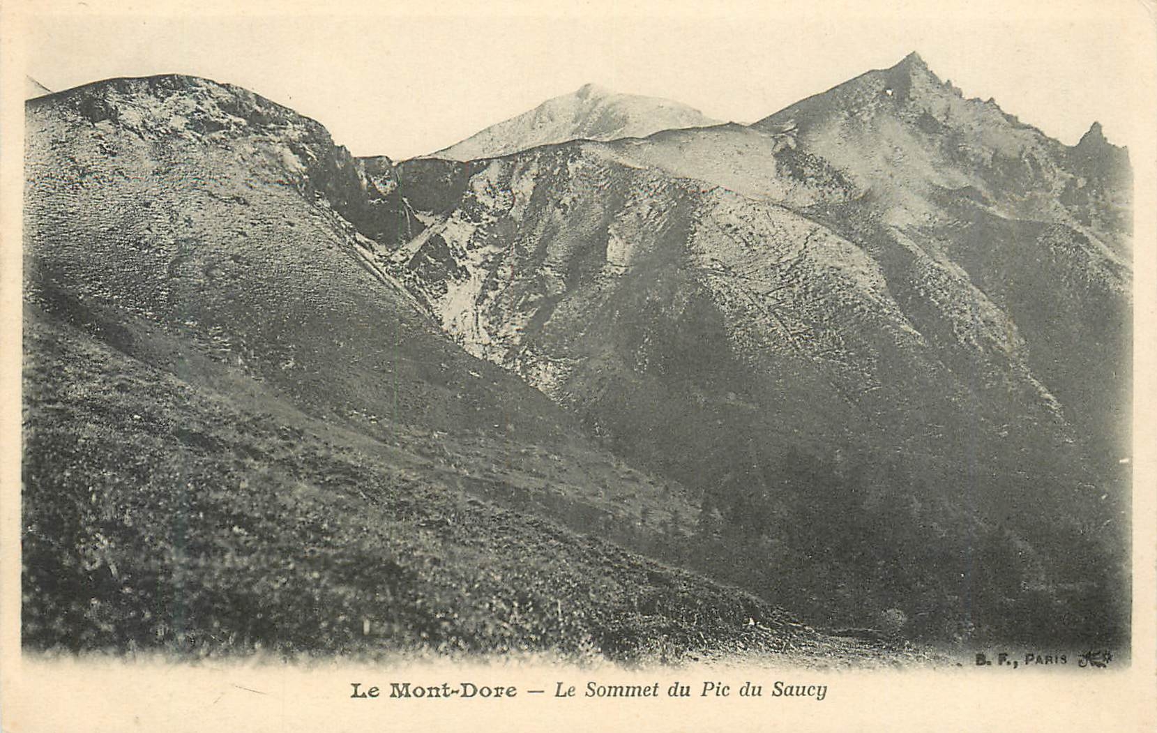 CPA Le Mont Dore Le Sommet du Pic du Sancy 