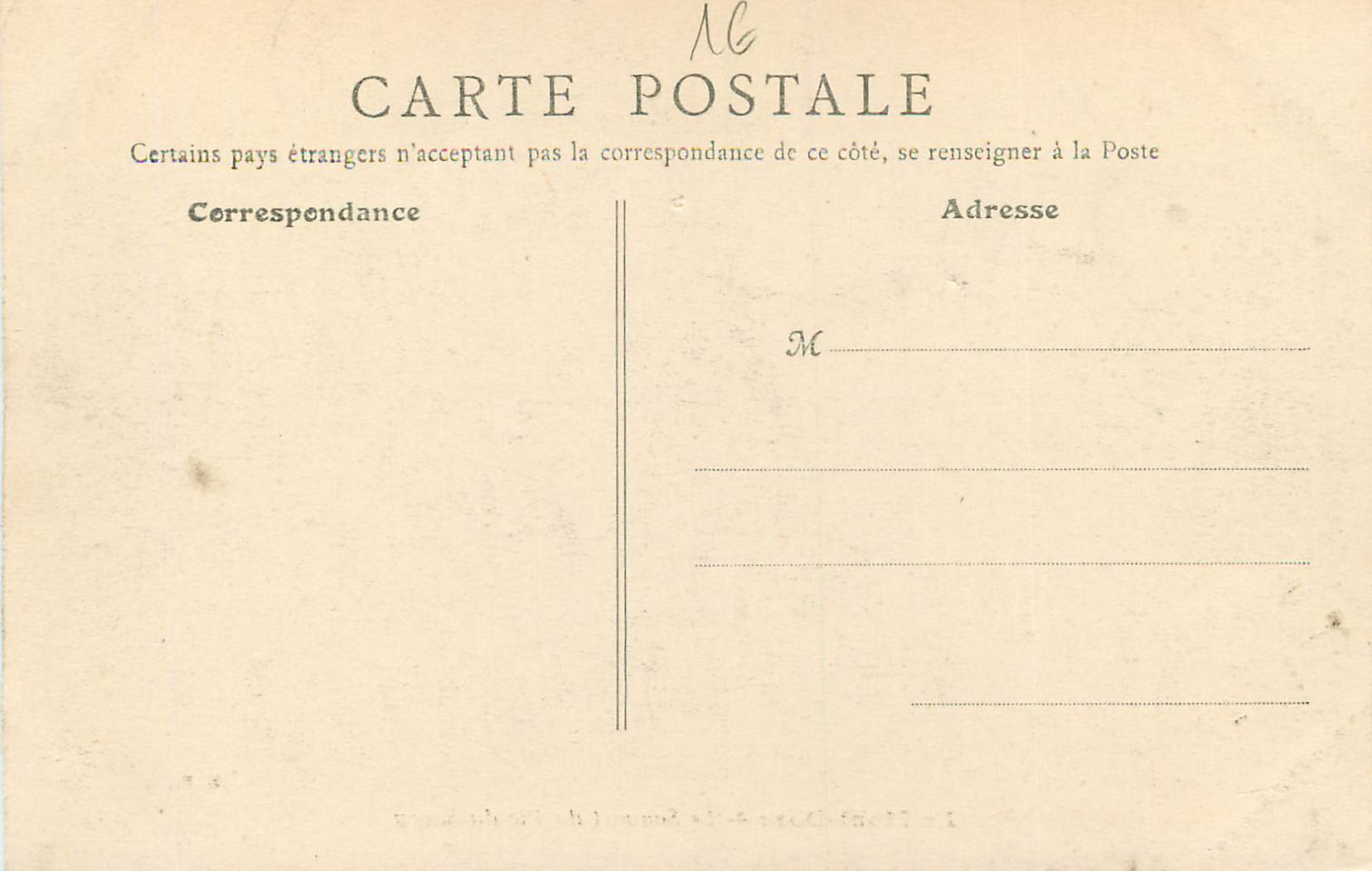 CPA Le Mont Dore Le Sommet du Pic du Sancy  — Verso