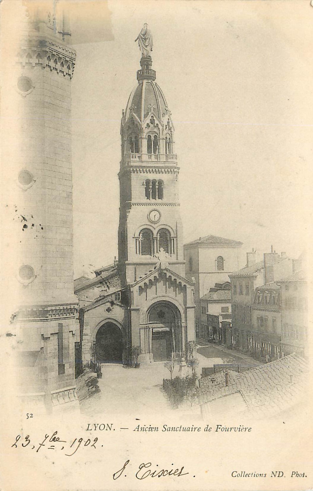 CPA Lyon Ancien Sanctuaire de Fourviere 