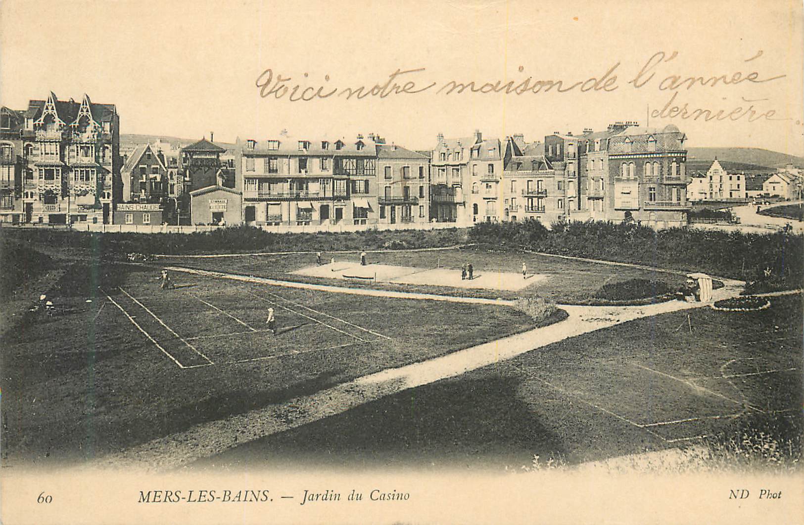CPA Mers les Bains Jardin du Casino 