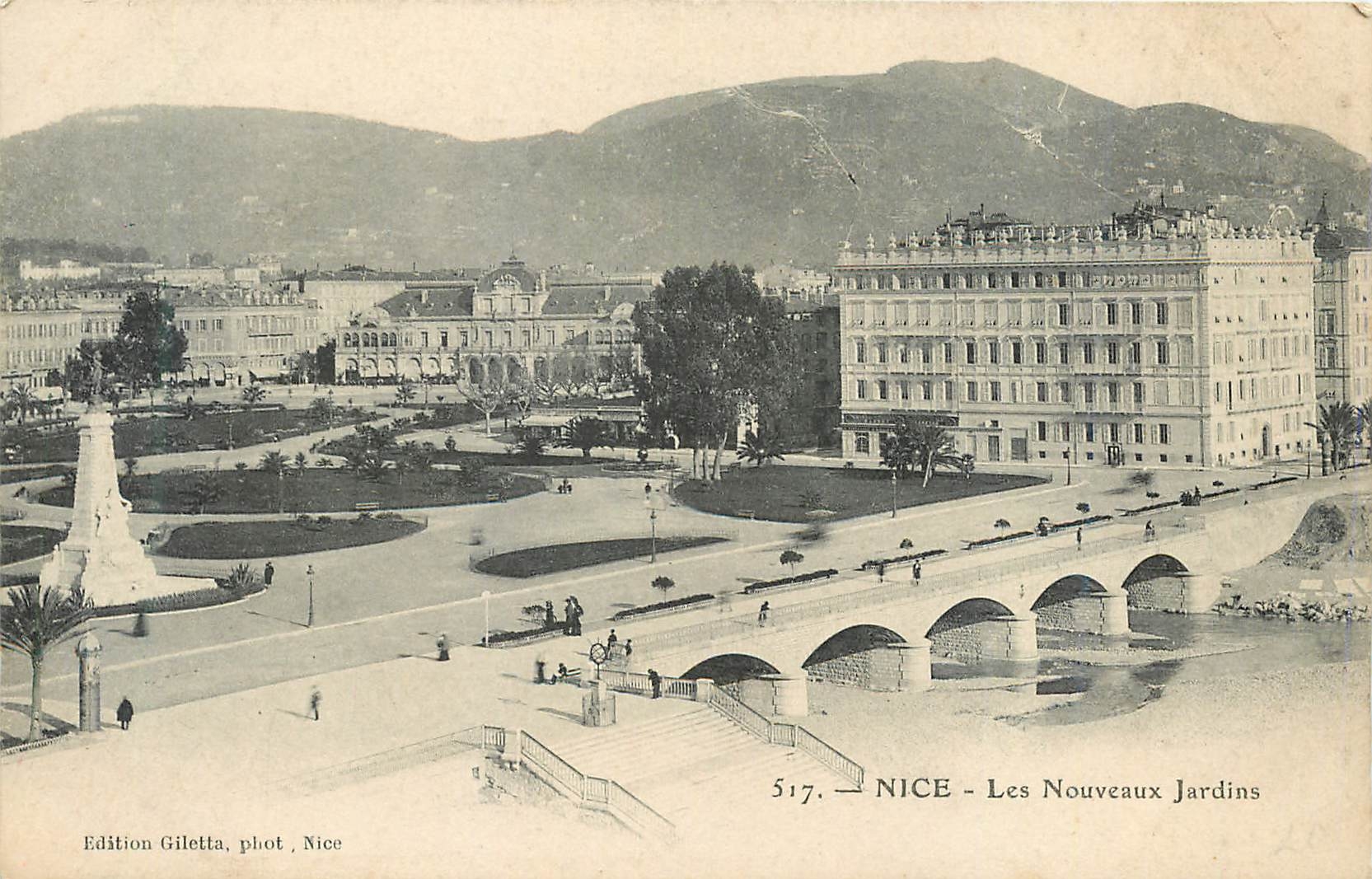 CPA Nice Les nouveaux jardins 