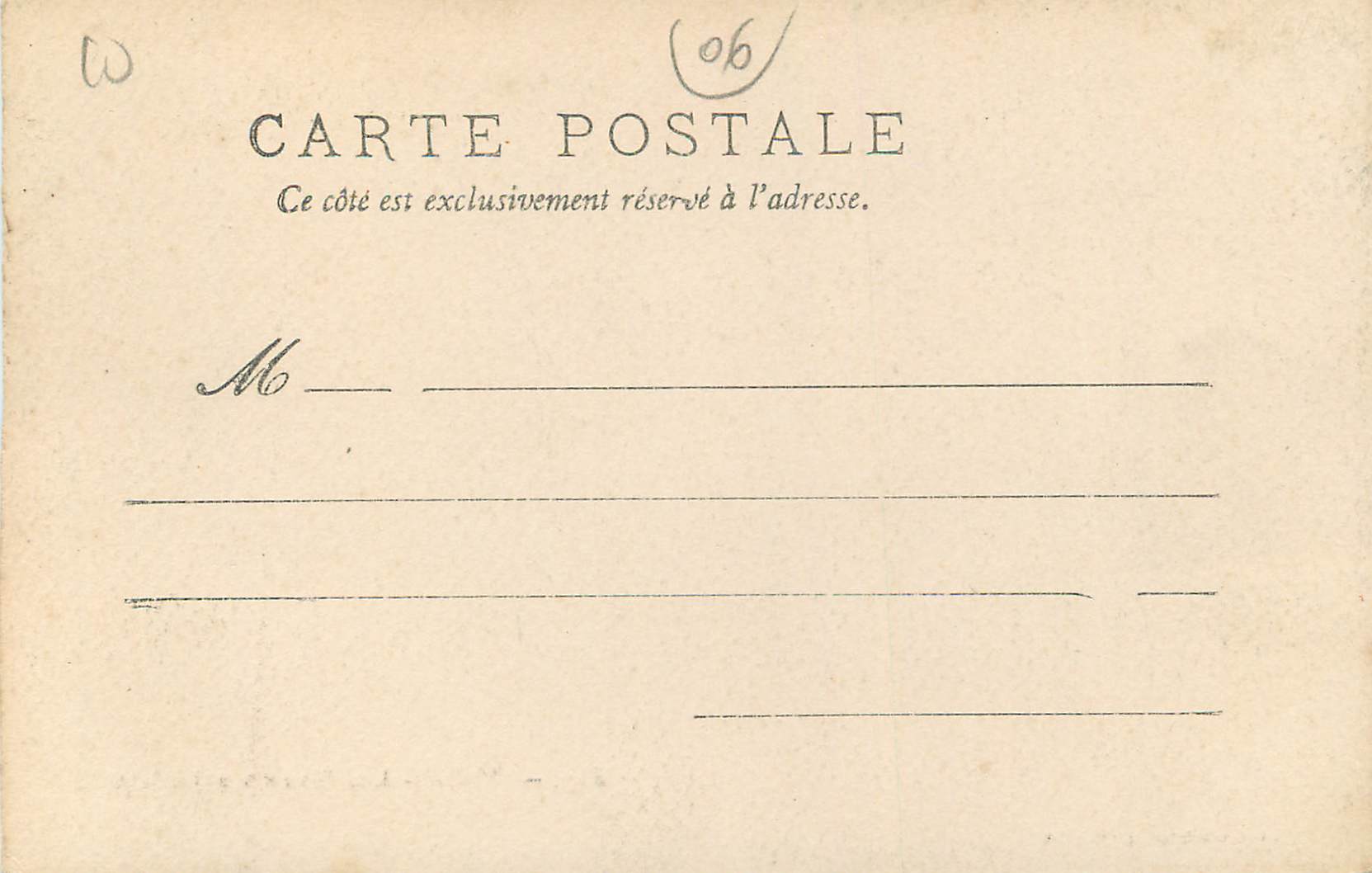 CPA Nice Les nouveaux jardins  — Rückseite