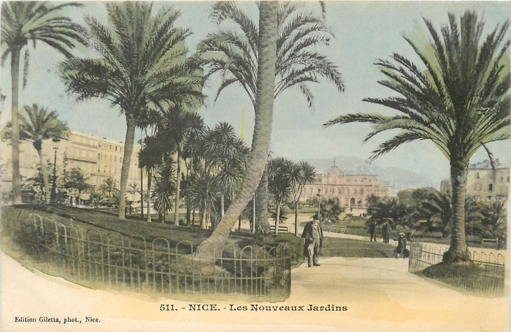 CPA Nice Les Nouveaux Jardins 
