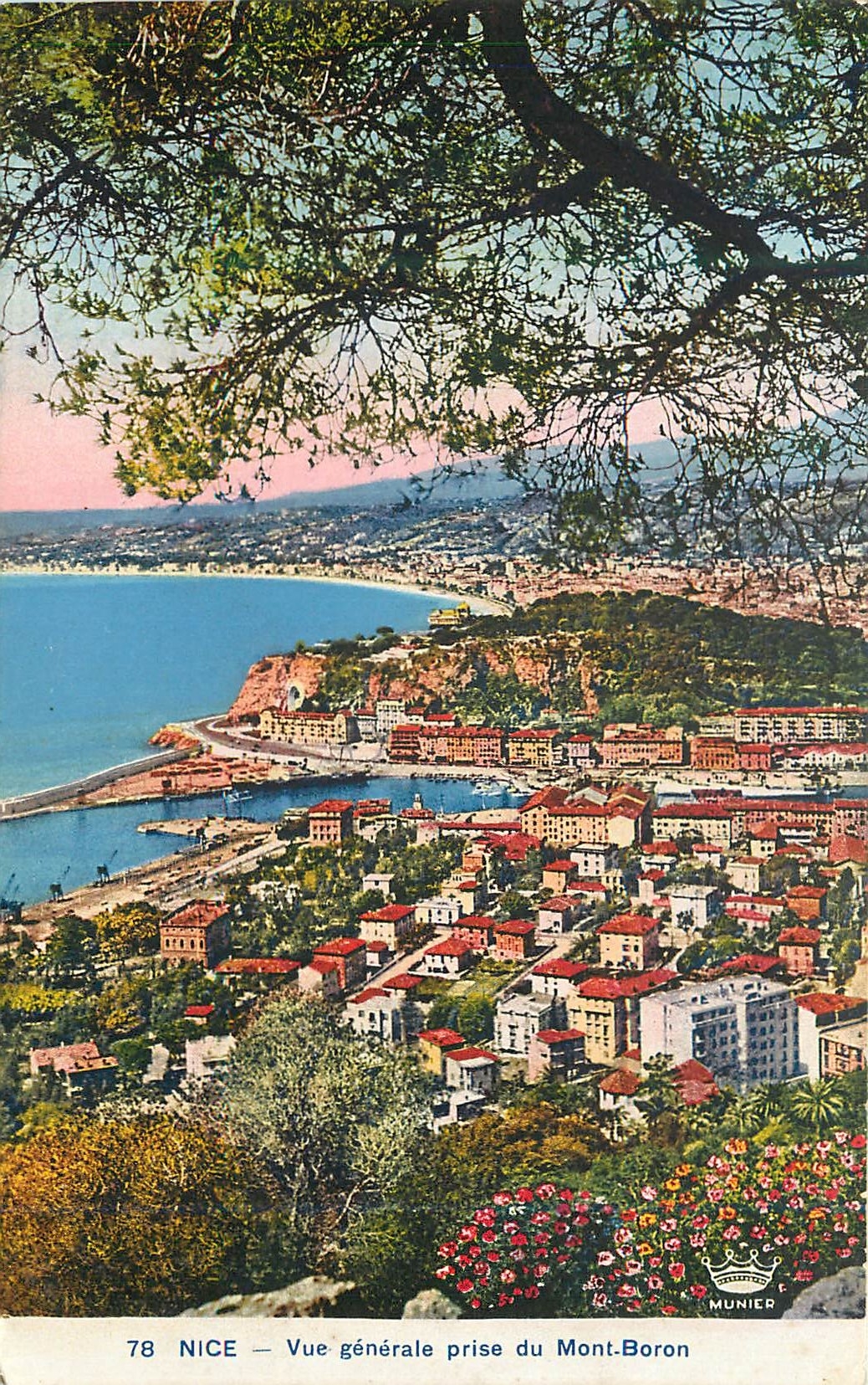 CPA Nice Vue generale prise du Mont Boron 