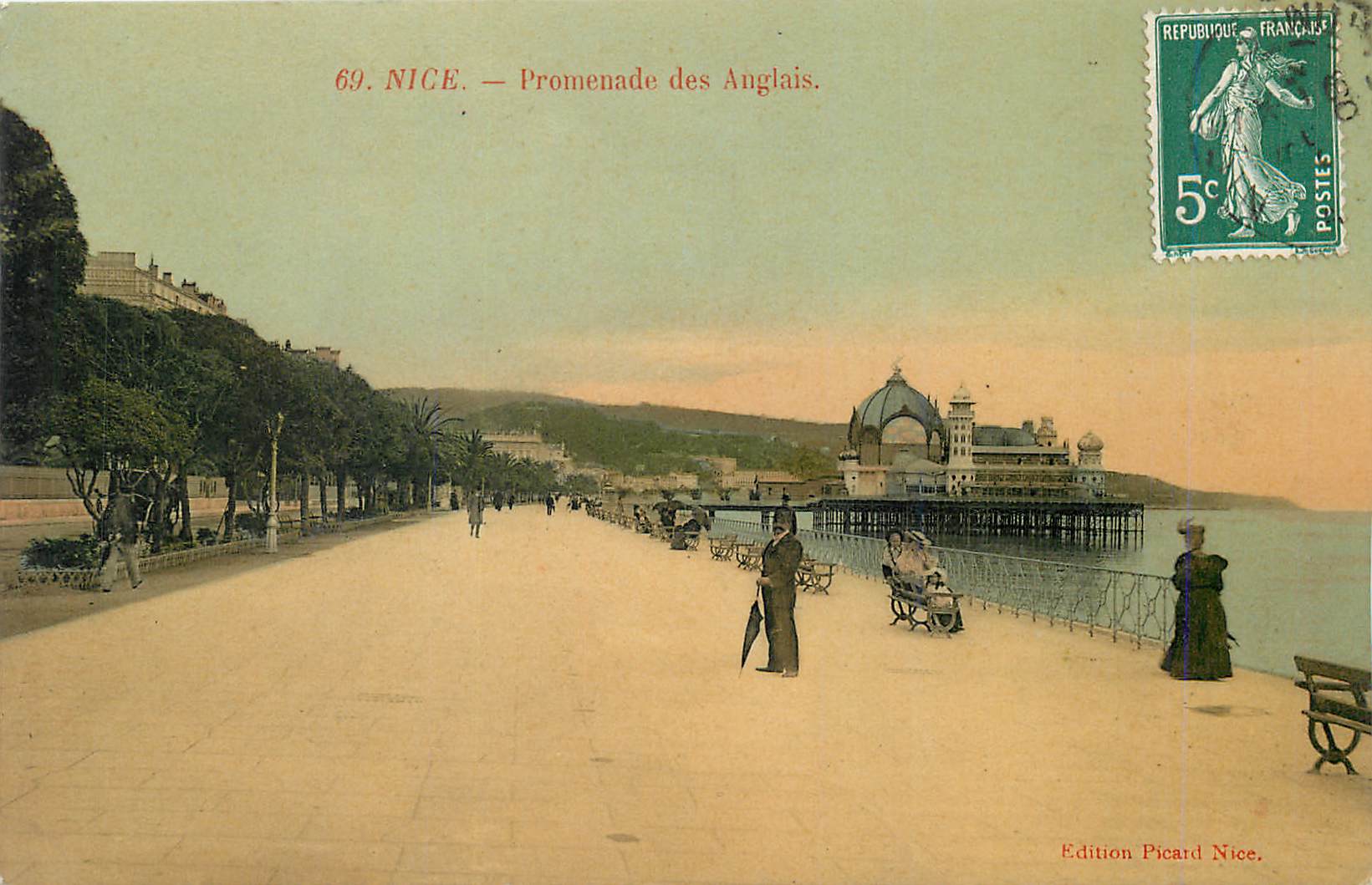 CPA Nice Promenade des Anglais 