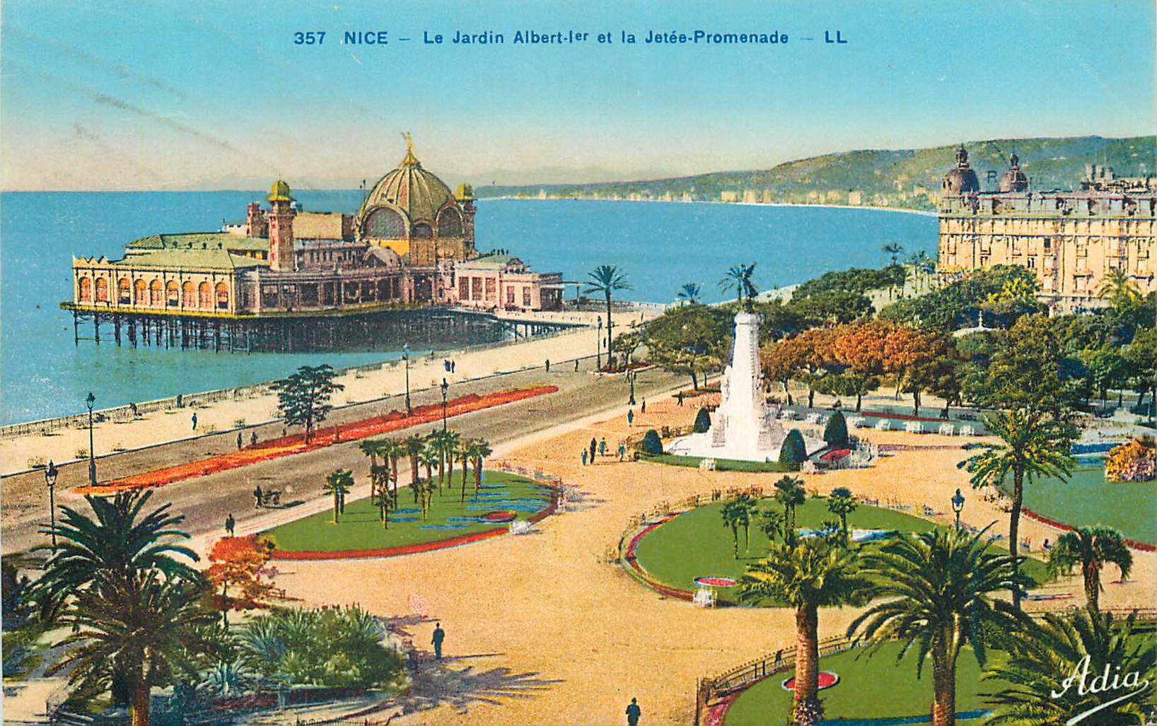 CPA Nice Le Jardin Albert et la Jetee Promenade 