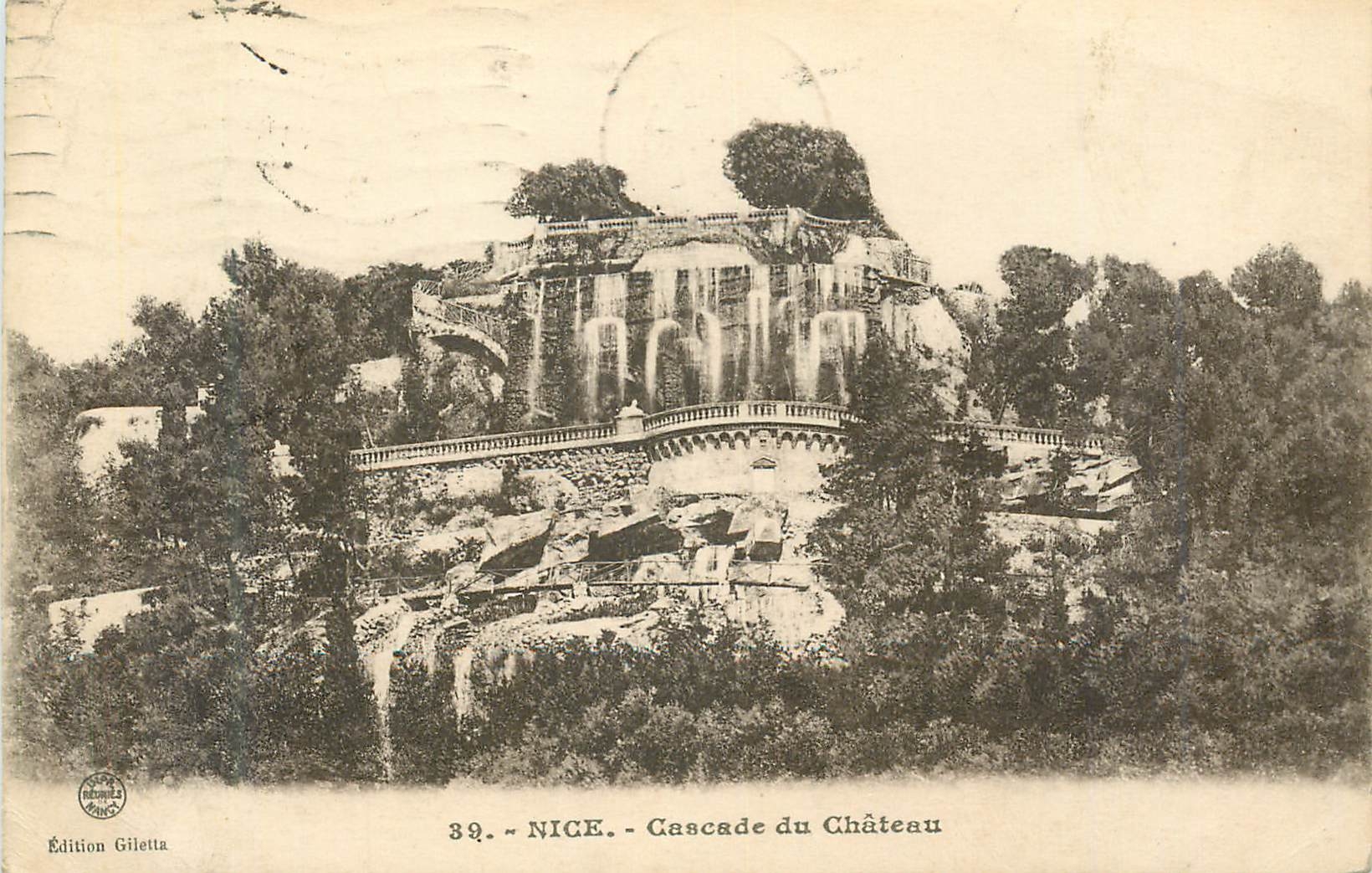 CPA Nice Cascade du Chateau 