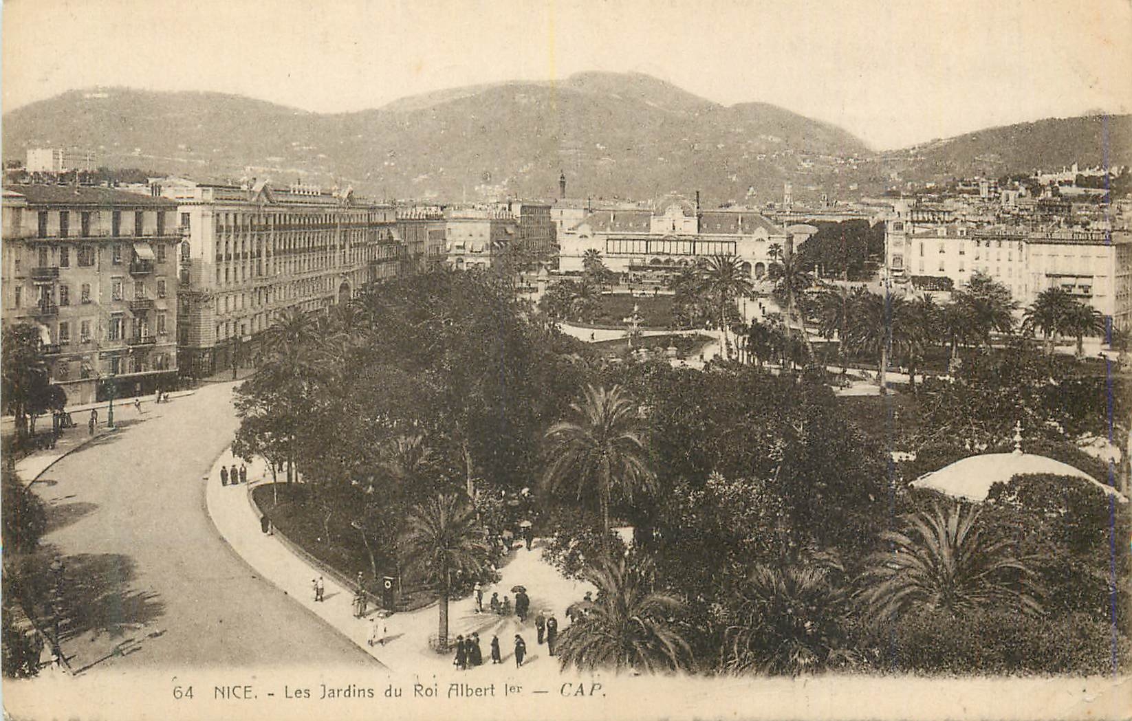 CPA Nice Les Jardins du Roi Albert 
