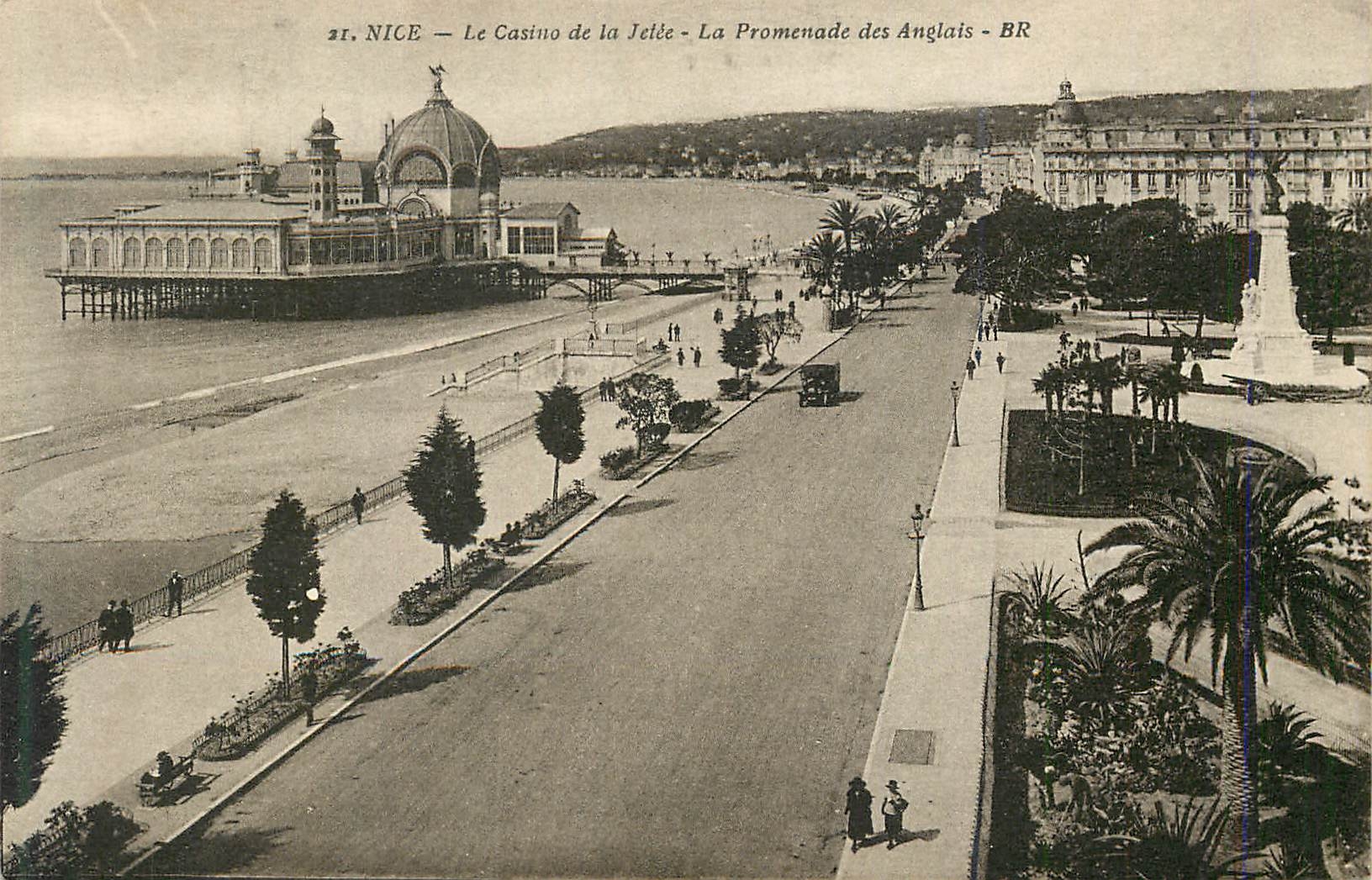 CPA Nice Le Casino de la Jetee La Promenade des Anglais 