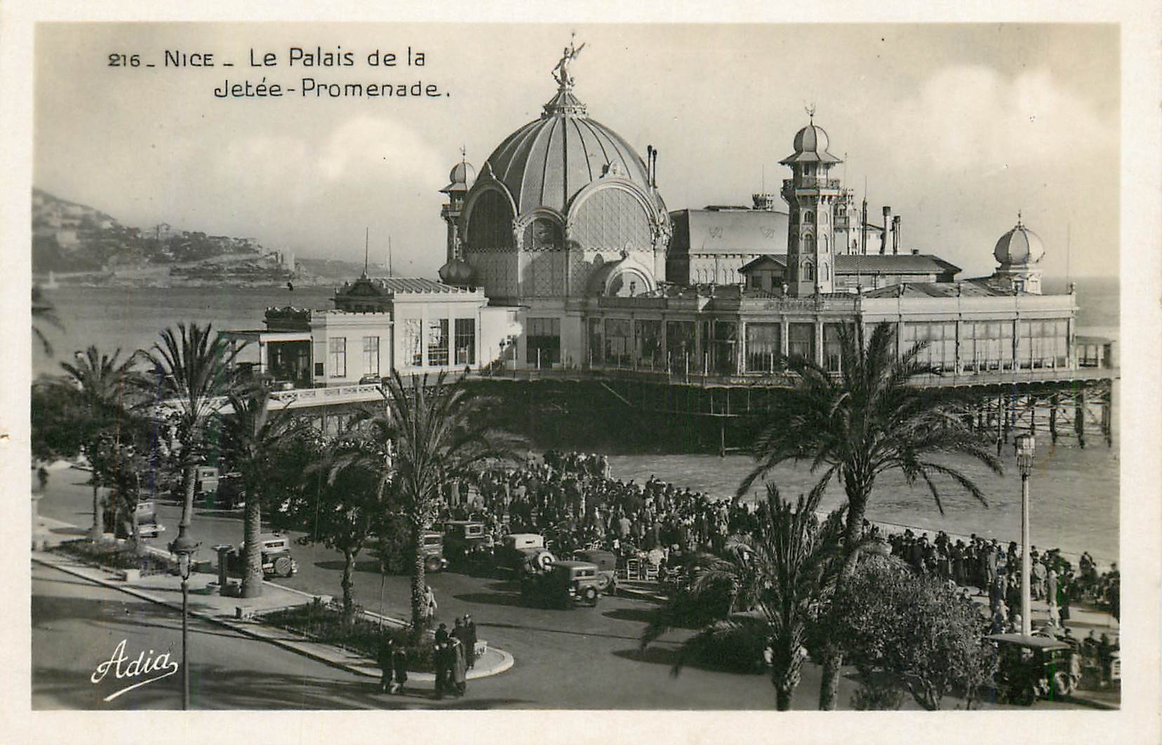 CPA Nice Le Palais de la Jetee Promenade 