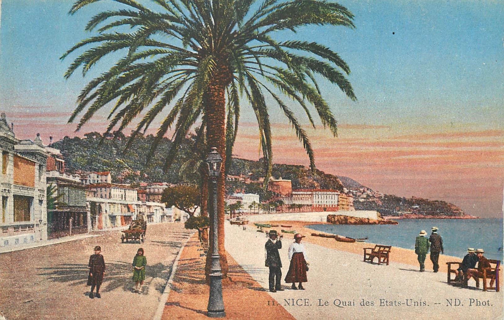 CPA Nice Le Quai des Etats Unis 