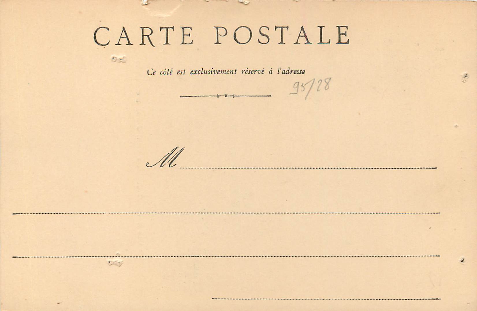Antike Ansichtskarte Besançon Schwarze Pforte Kathedrale Saint Jean Erzbischofssitz — Rückseite