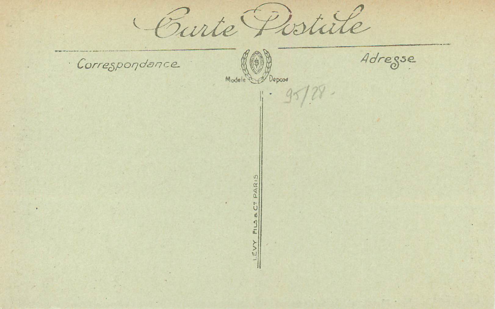 Besançon — La Porte et la Rue de la République — Édition des Nouvelles Galeries — Rückseite