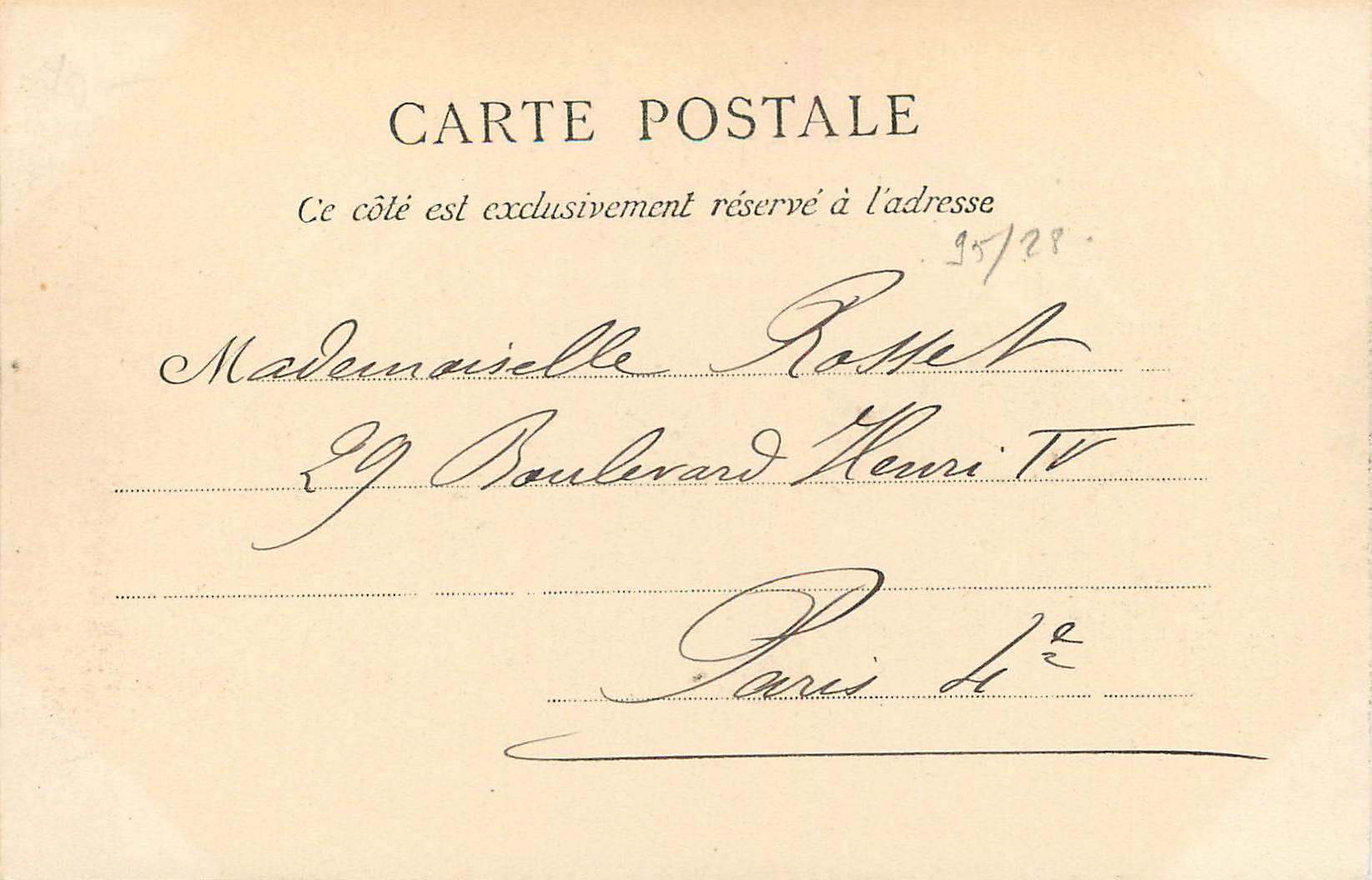 Besançon — Route et Chemin de fer de Morteau — Excursion en Franche-Comté — éditeur Toullet, Besançon, n° 54 — Rückseite