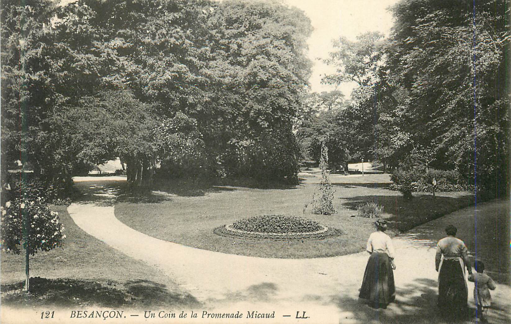 Besançon — Un Coin de la Promenade Micaud — LL, n°121