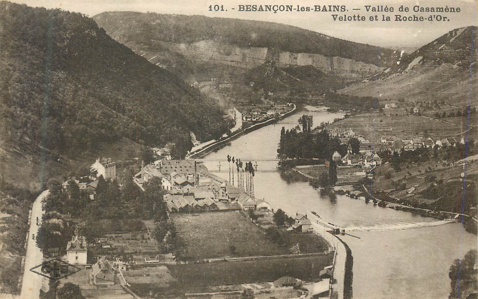 Besançon-les-Bains — Vallée de Casamène, Velotte et la Roche-d'Or — n°101