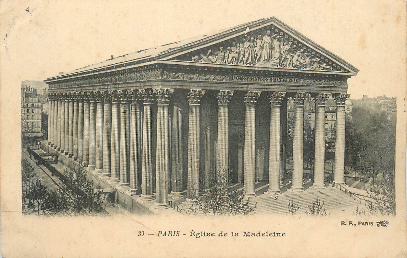 CPA Paris Eglise de la Madeleine 