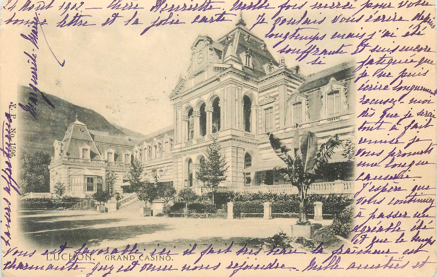 Luchon. Grand Casino — vue architecturale — éditeur Y.P. No 1566