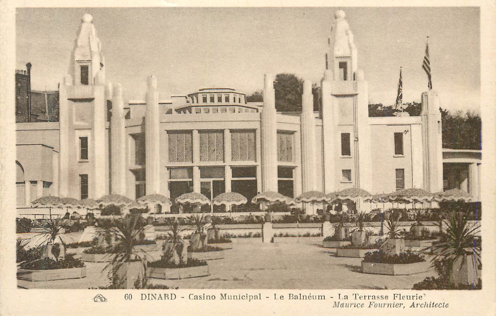 CPA Dinard Casino Municipal Le Balneum La Terrasse Fleurie 