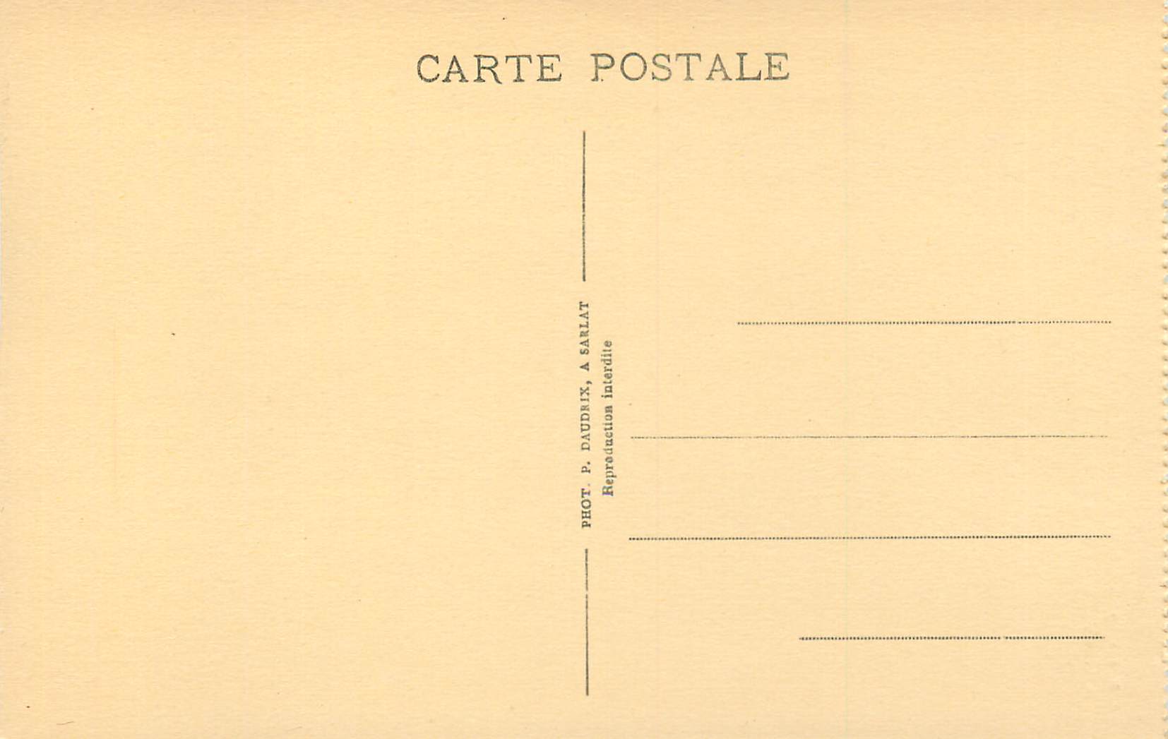 Sarlat - L'Ancien Présidial — La Dordogne Pittoresque — P.D.S. éditeur — Achterkant