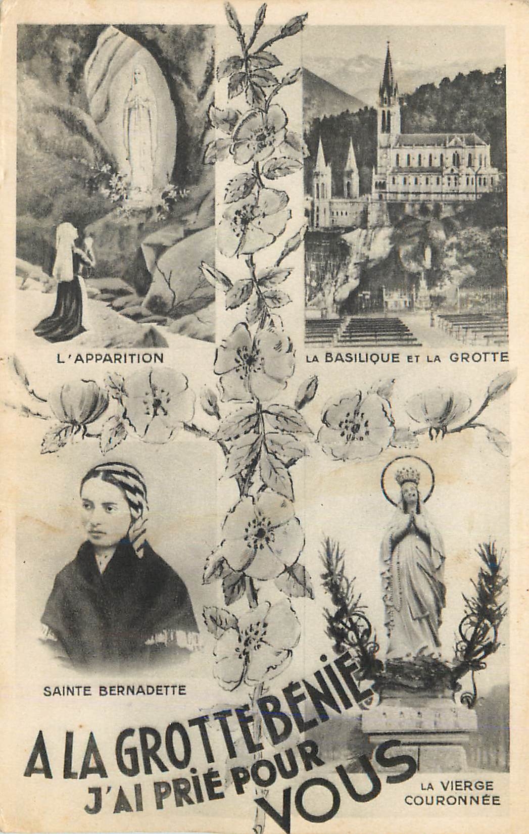 CPA Souvenir de Lourdes 