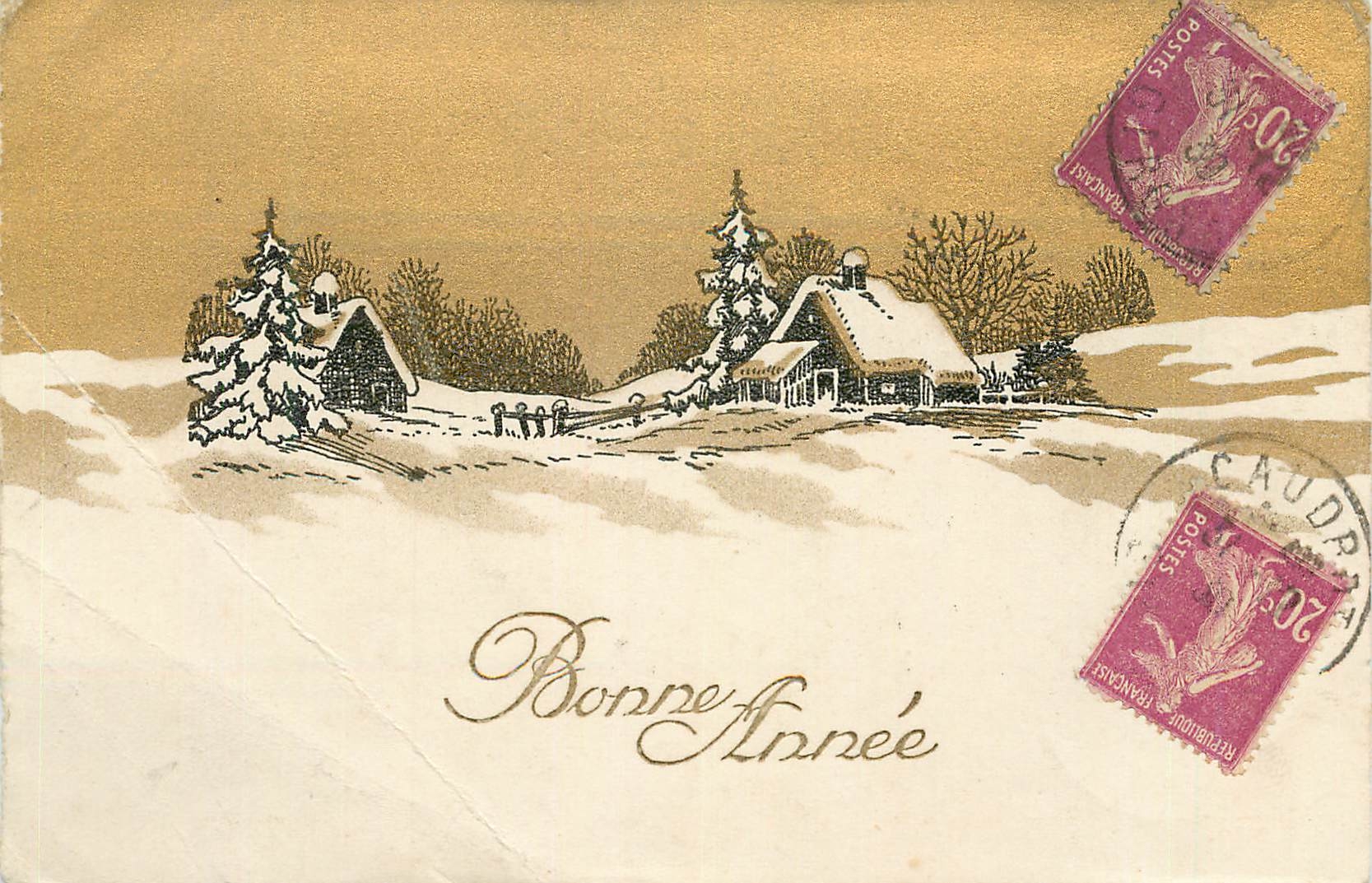 CPA Bonne Annee 