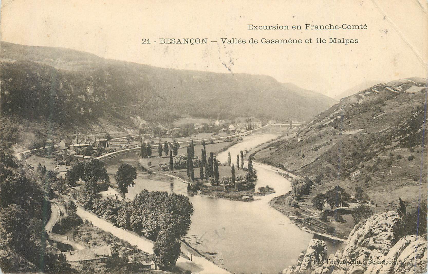 Vallée de Casamène et île Malpas — Besançon — Excursion en Franche-Comté