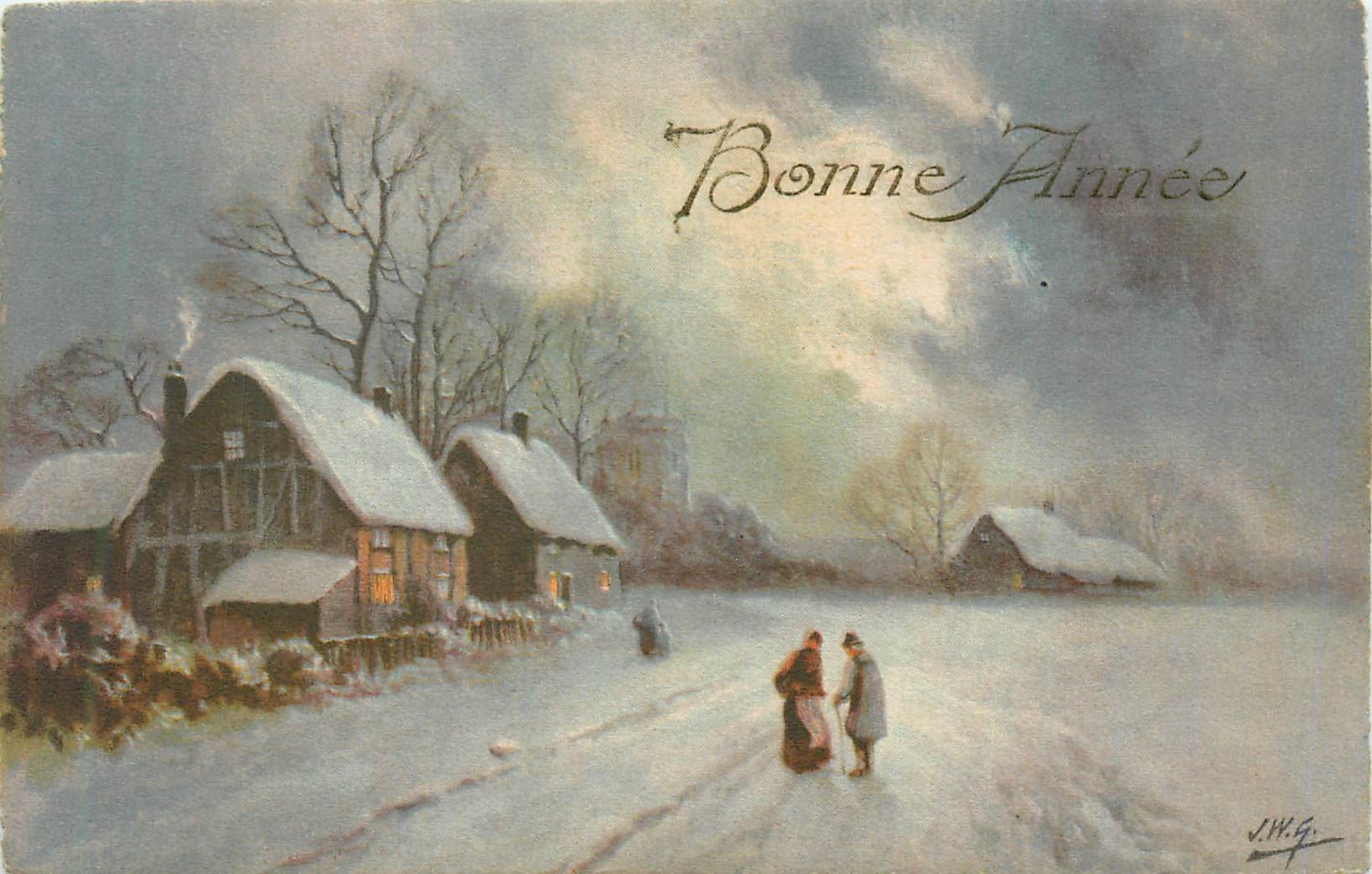 CPA Bonne Annee 