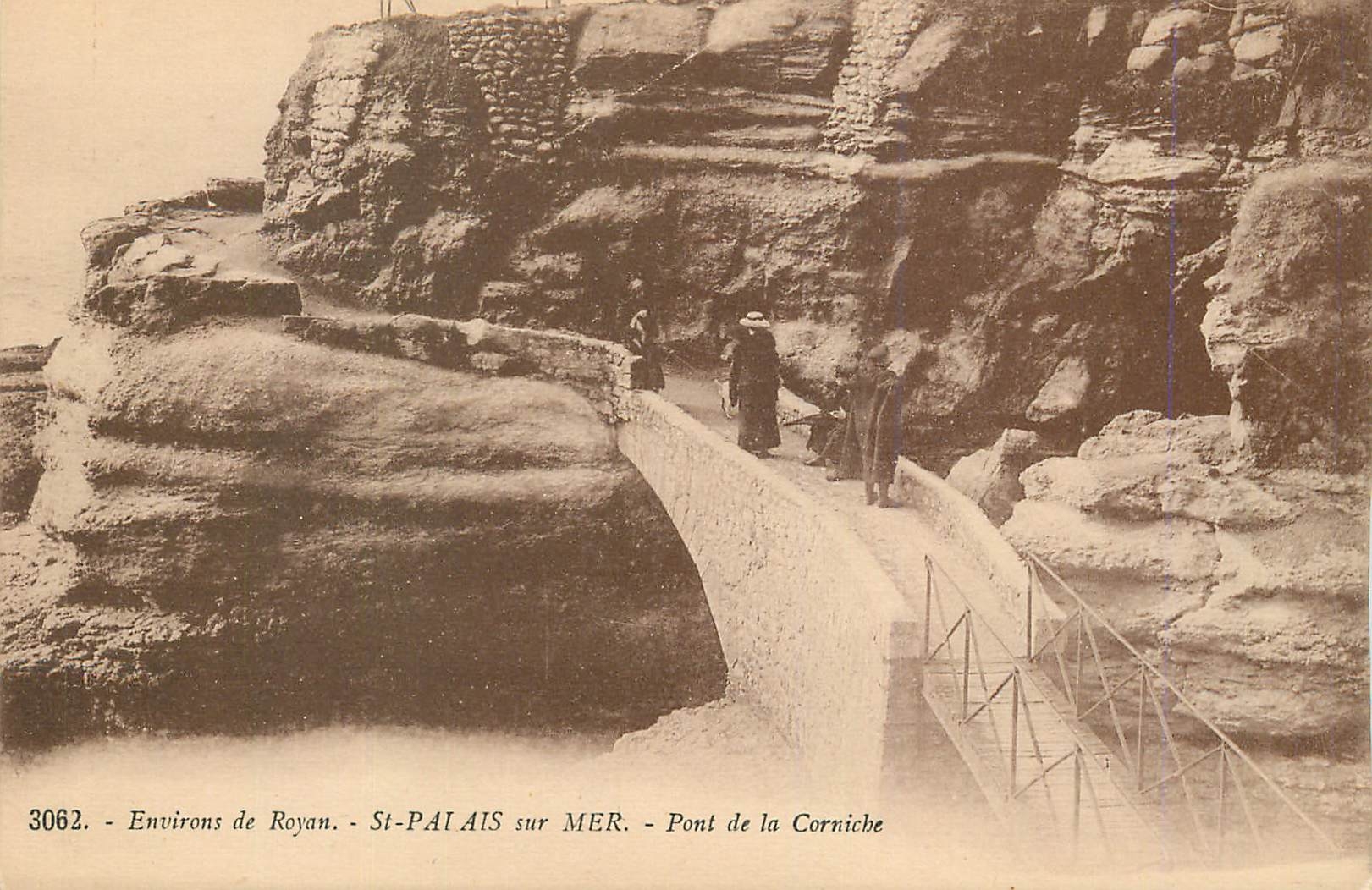 CPA Environs de Royan St Palais sur Mer Pont de la Corniche 