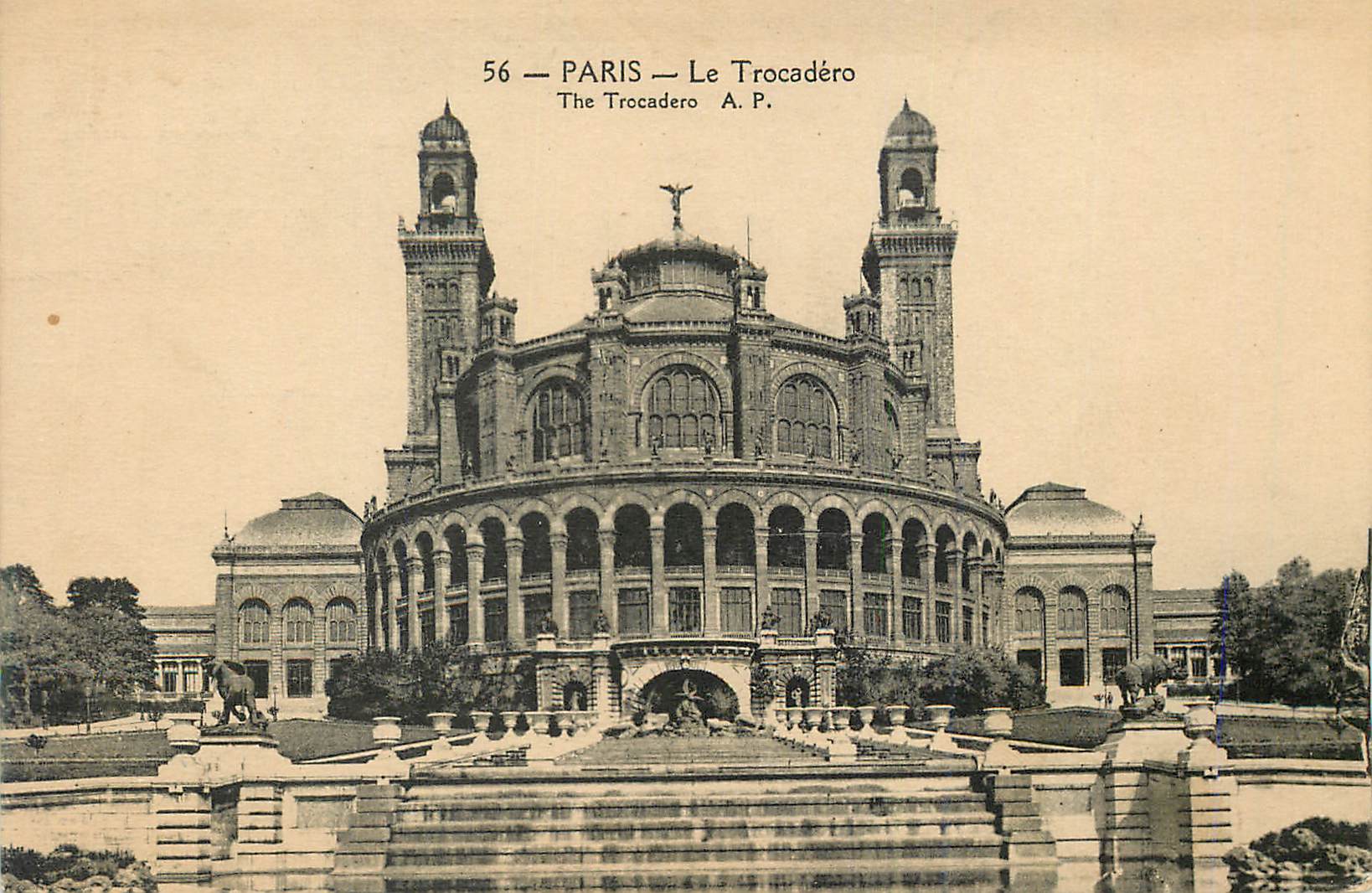 CPA Paris Le Trocadero 