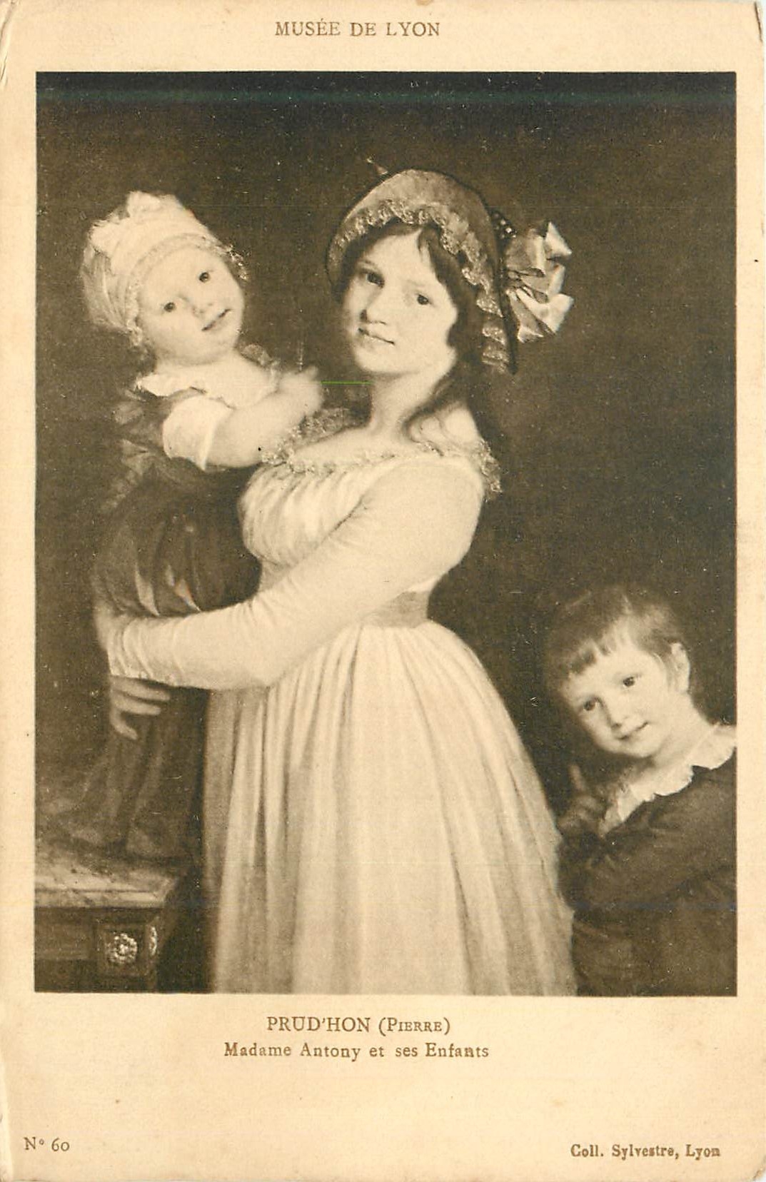 CPA Musee du Lyon Prud Hon Pierre Madame Antony et ses Enfants 