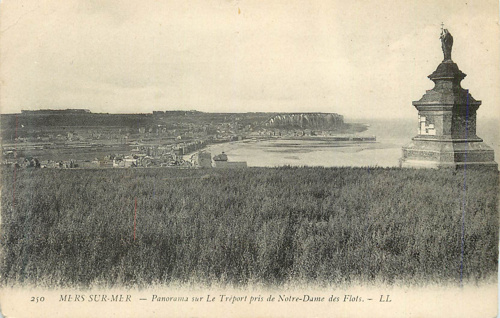 CPA Mers sur Mer Panorama sur le Treport prise de Notre Dame des Flots 