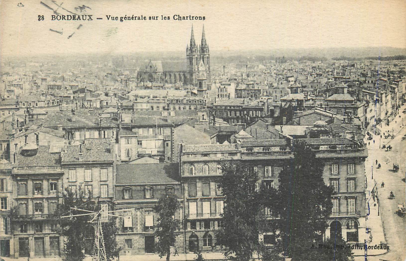 CPA Bordeaux Vue generale sur les Chatrons 