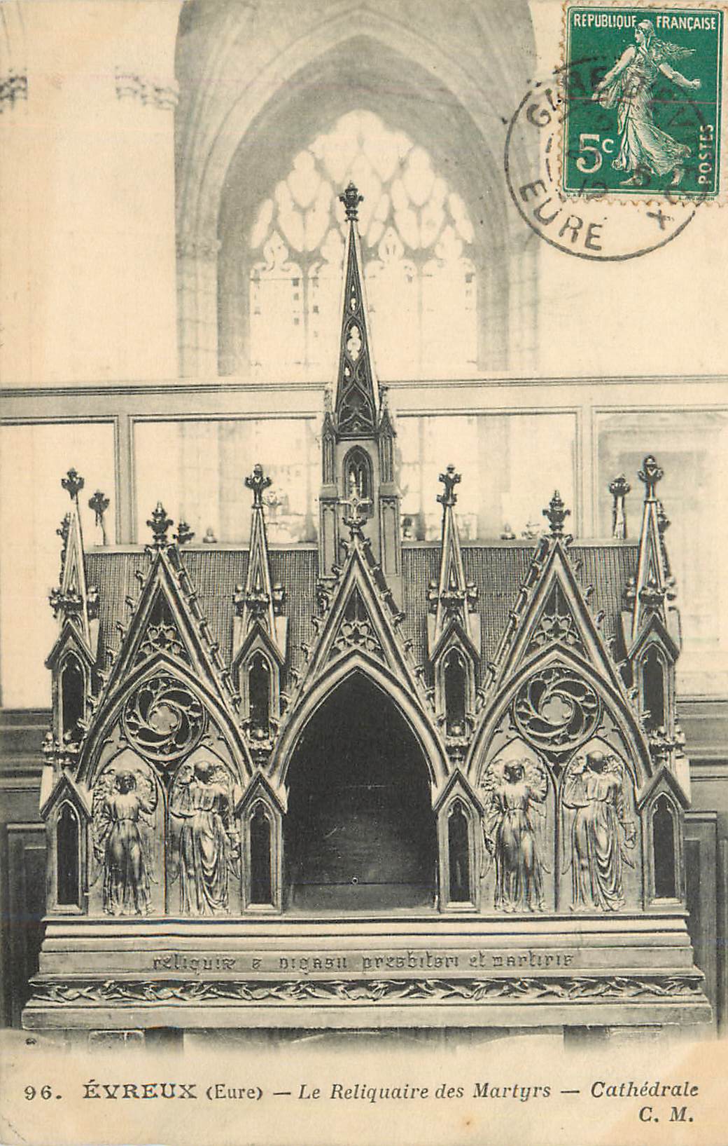 CPA Evreux Eure Le Reliquaire des Martyrs Cathedrale 