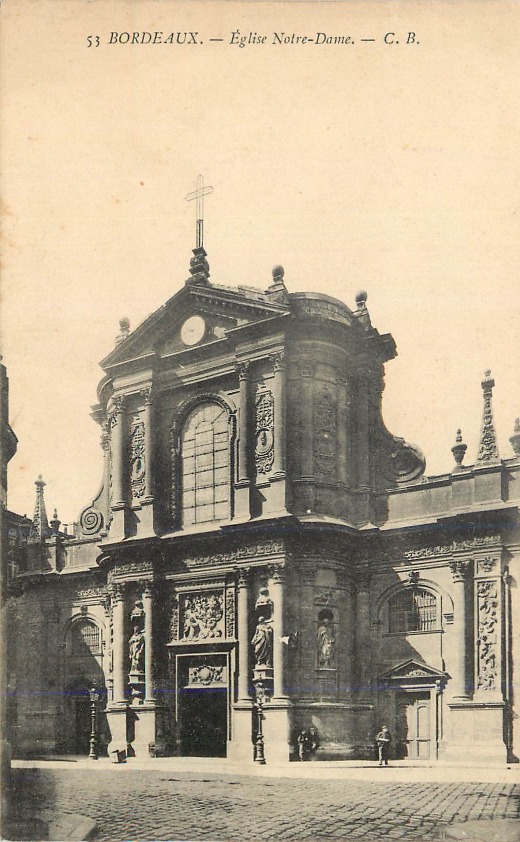 CPA Bordeaux Eglise Notre Dame 