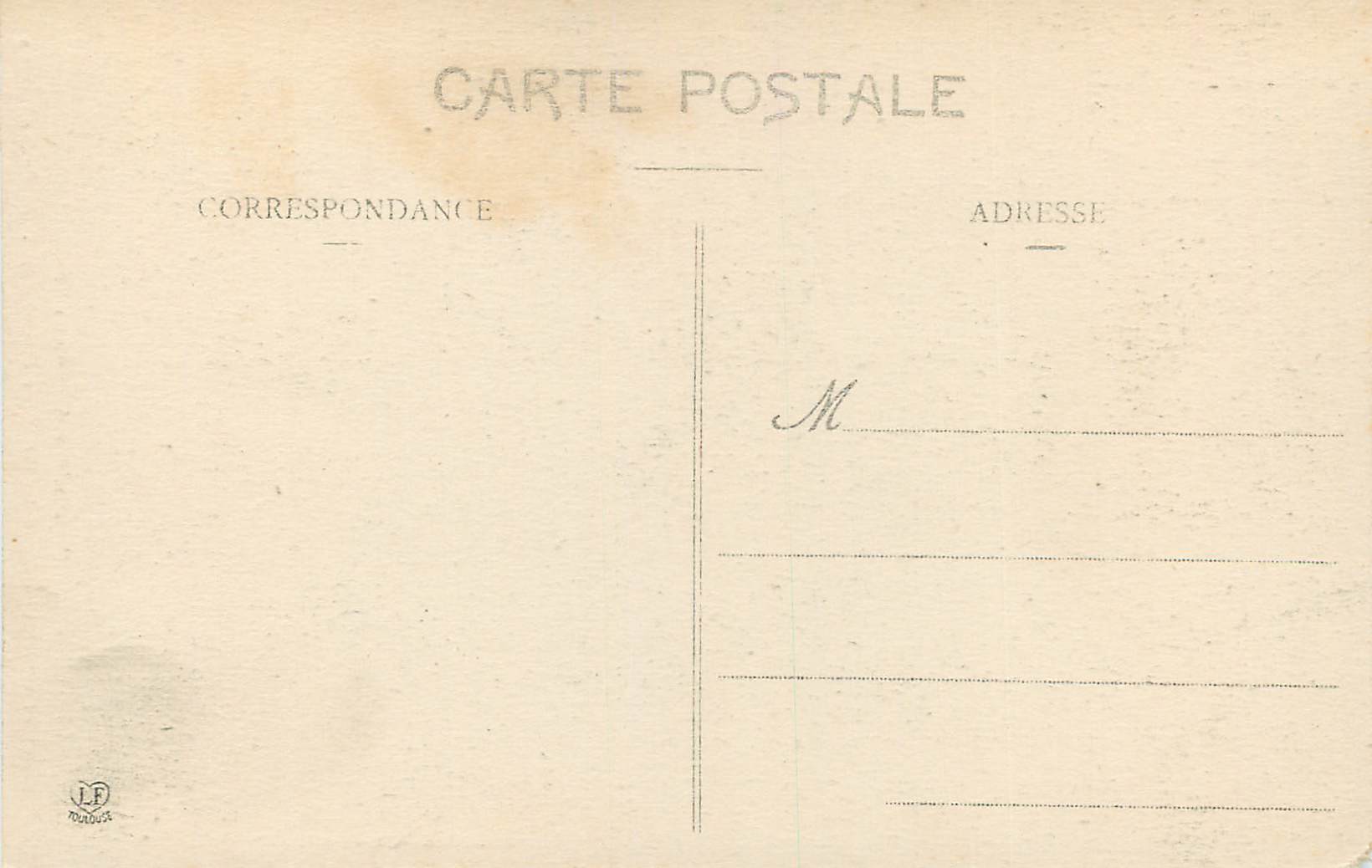 CPA St Bertrand de Comminges Pilier des Quatre Evangelistes  — Verso
