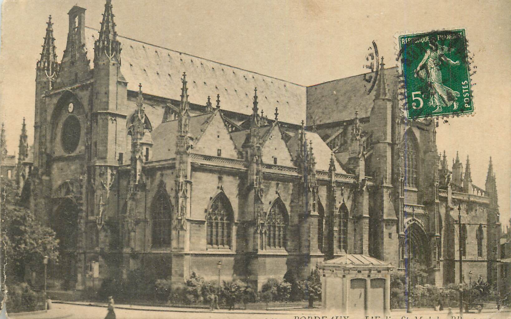 CPA Bordeaux L'eglise St Michel