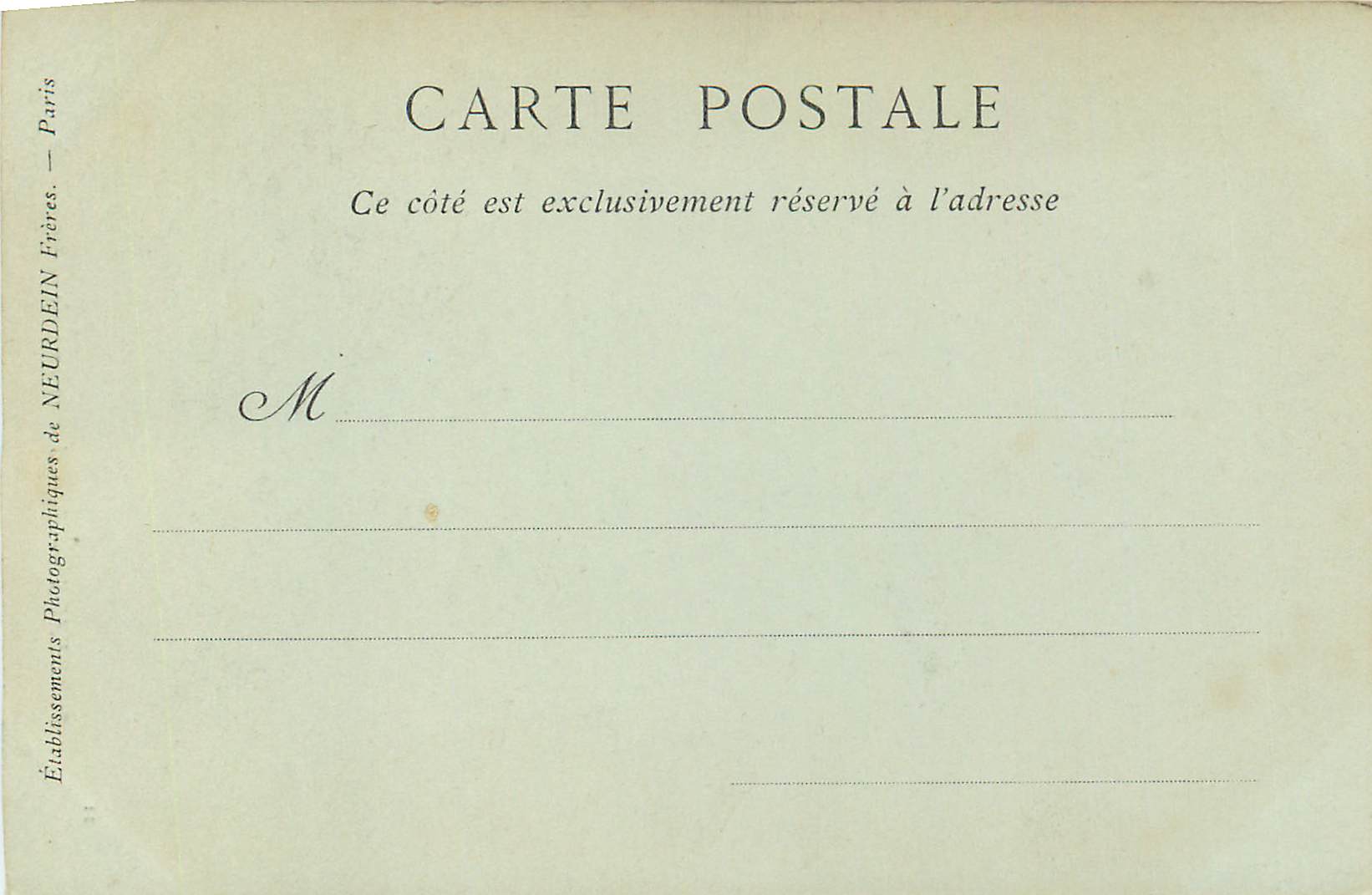 CPA Bordeaux Portail meridional de la Cathedrale  — Verso
